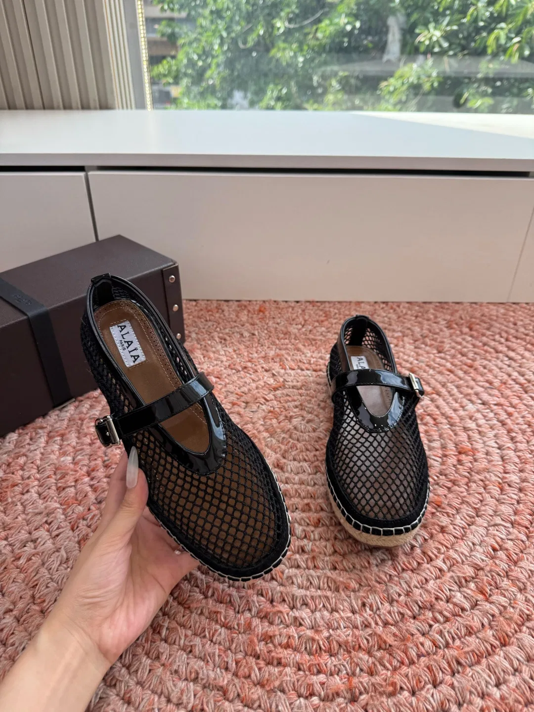 ALAIA 27FW WAUSUNH 014 플랫슈즈 40