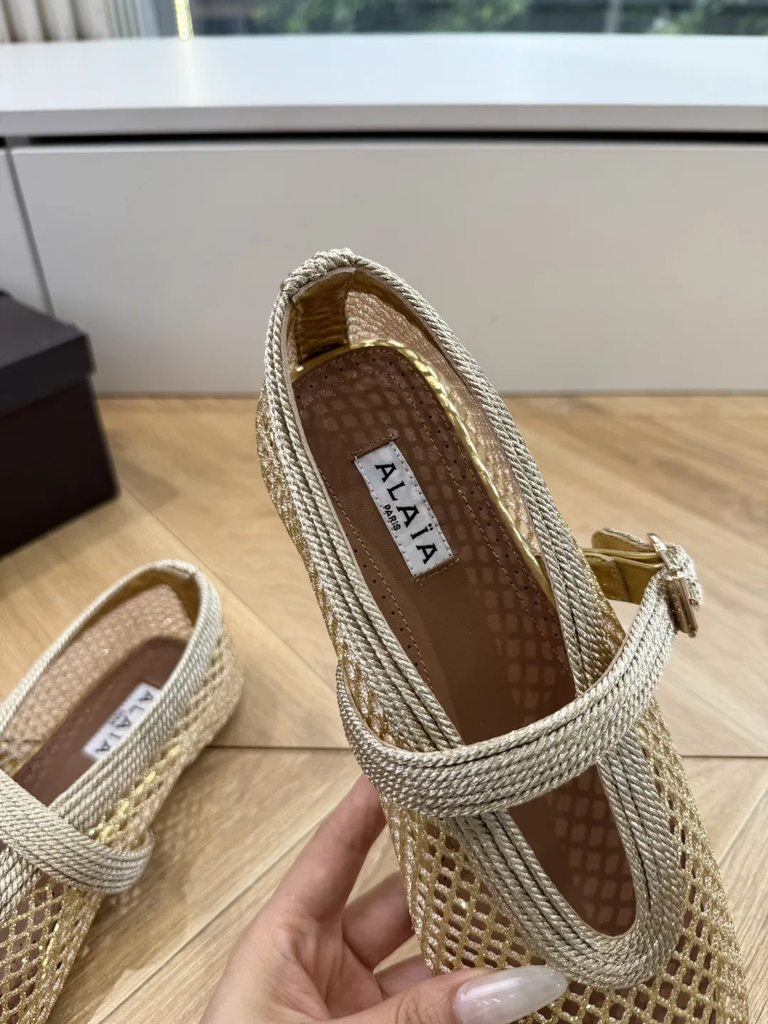 ALAIA 27FW WAUSUNH 018 플랫슈즈 32