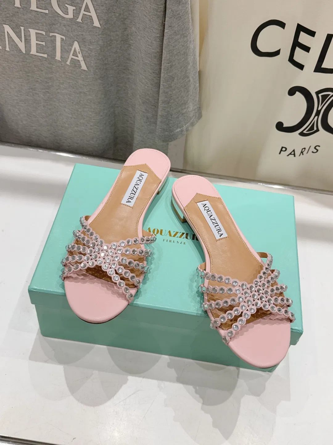 AQUA 27FW AAPAHXT 013 슬리퍼 25