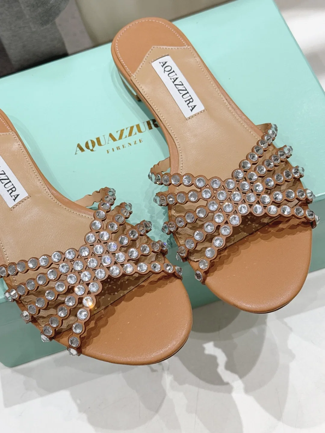 AQUA 27FW AAPAHXT 013 슬리퍼 38