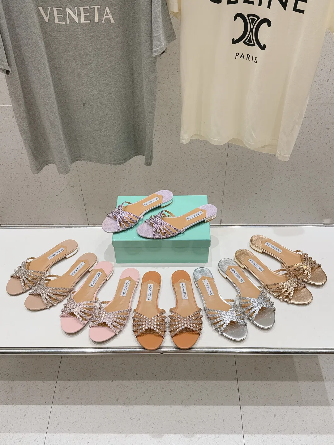 AQUA 27FW AAPAHXT 013 슬리퍼 48