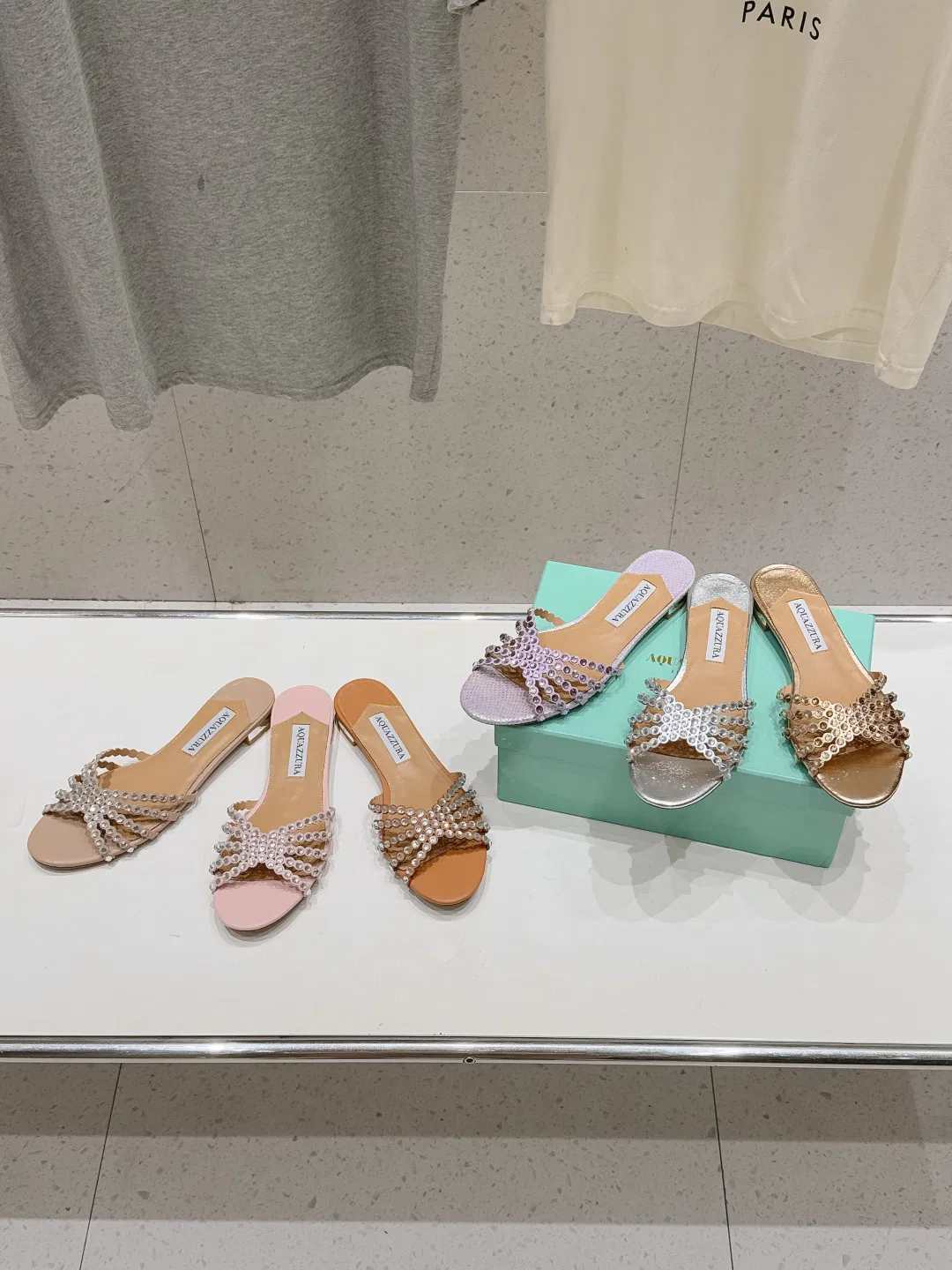 AQUA 27FW AAPAHXT 013 슬리퍼 49