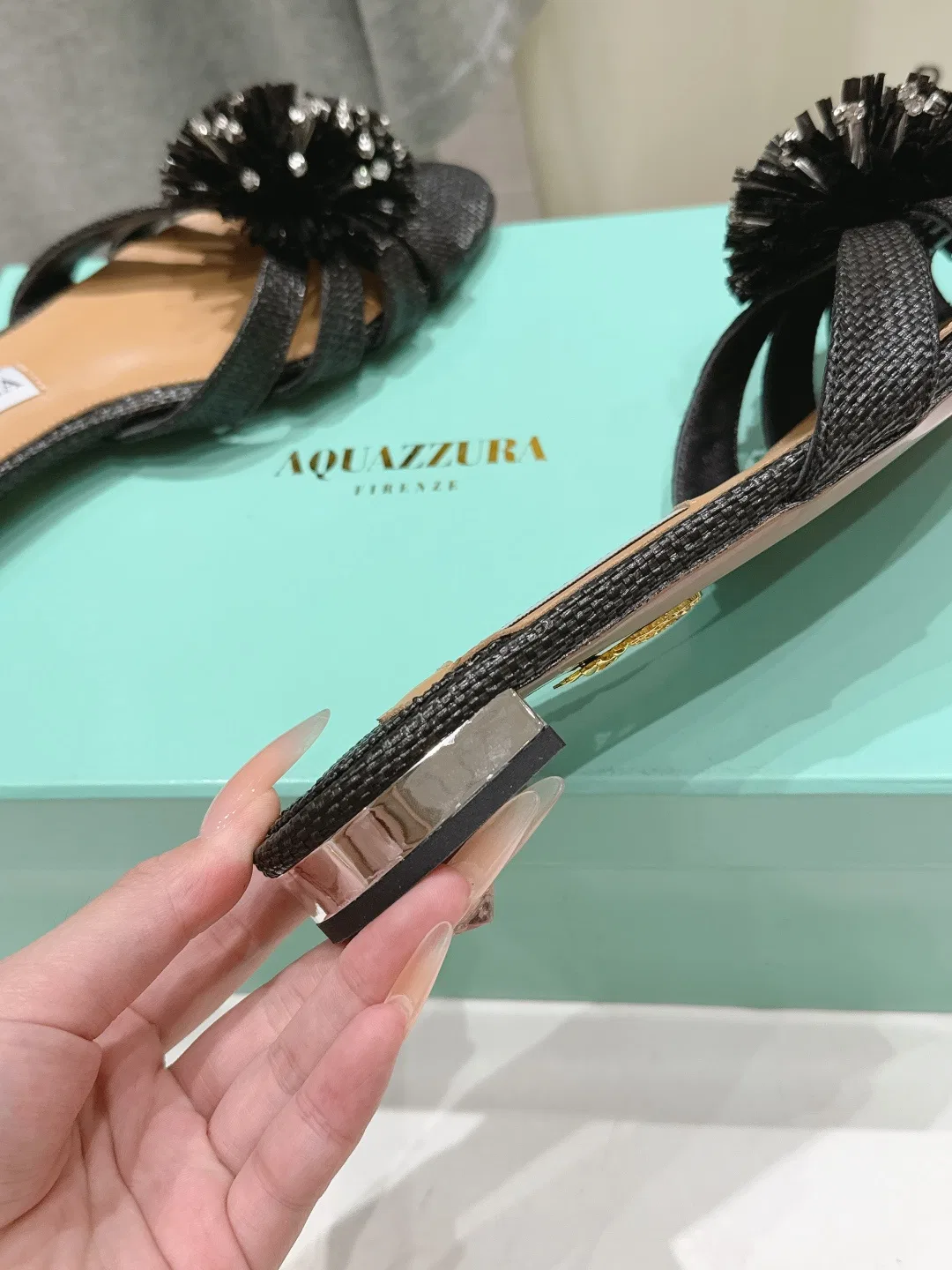 AQUA 27FW AAPAHXT 017 슬리퍼 22