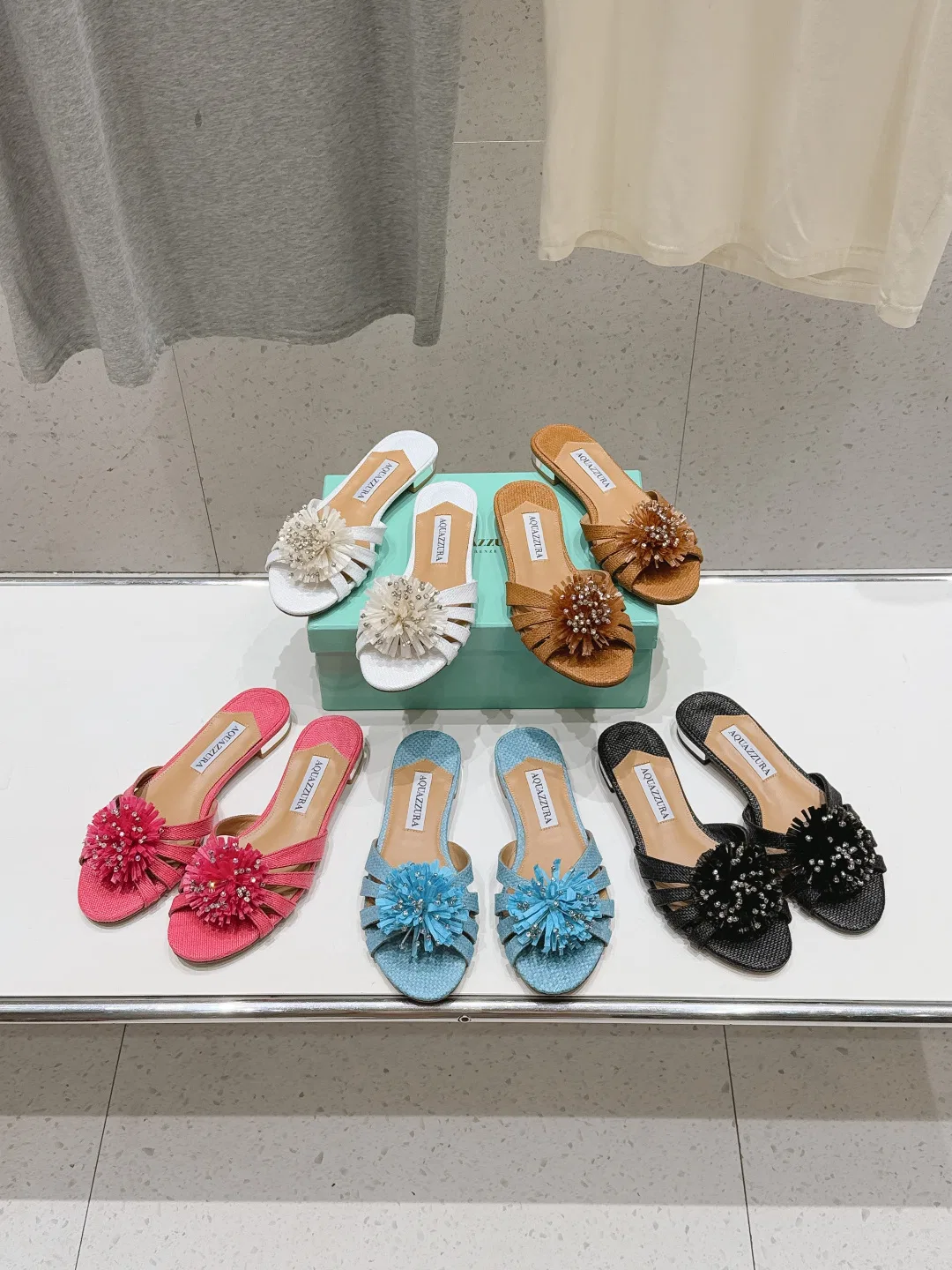 AQUA 27FW AAPAHXT 017 슬리퍼 33