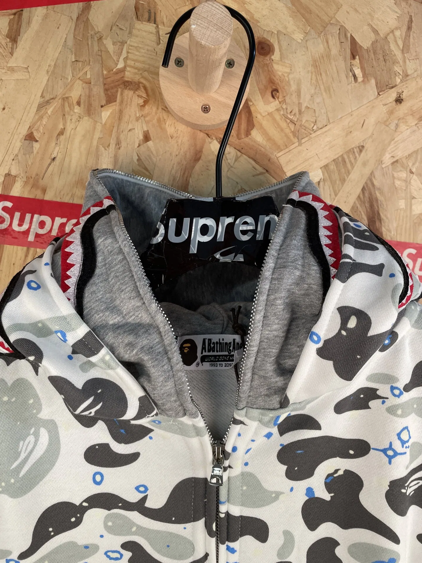 BAPE 27FW PGEXRVF 004 집업후드 12