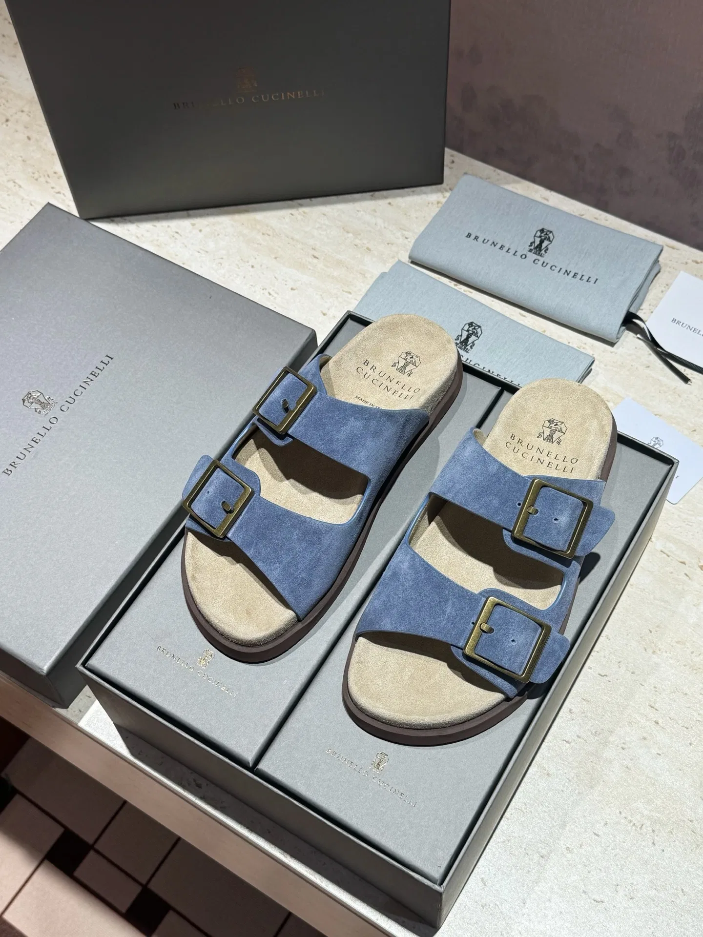 BRUNE 27FW VFQPVWO 027 슬리퍼 9