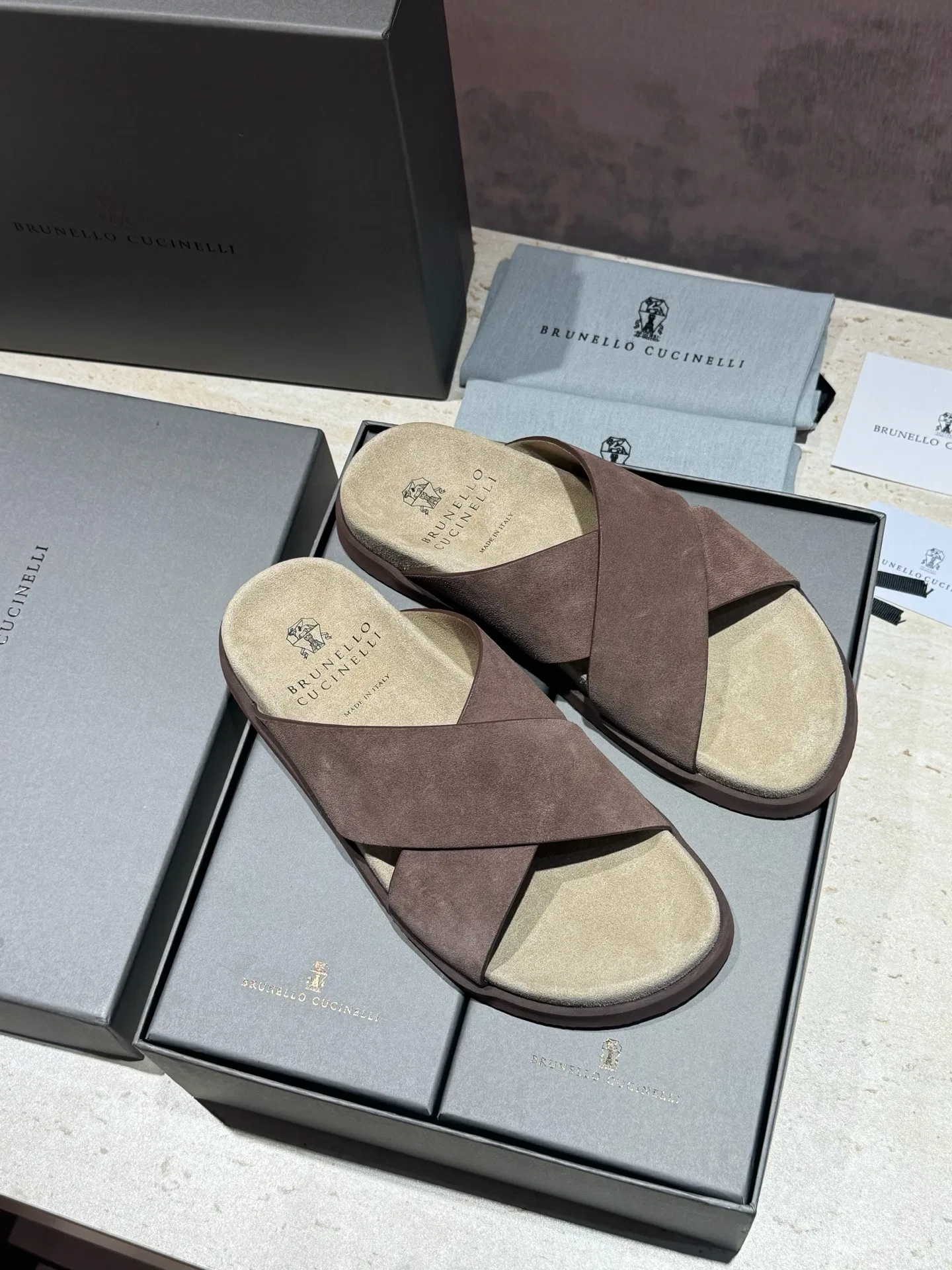 BRUNE 27FW VFQPVWO 028 슬리퍼 9