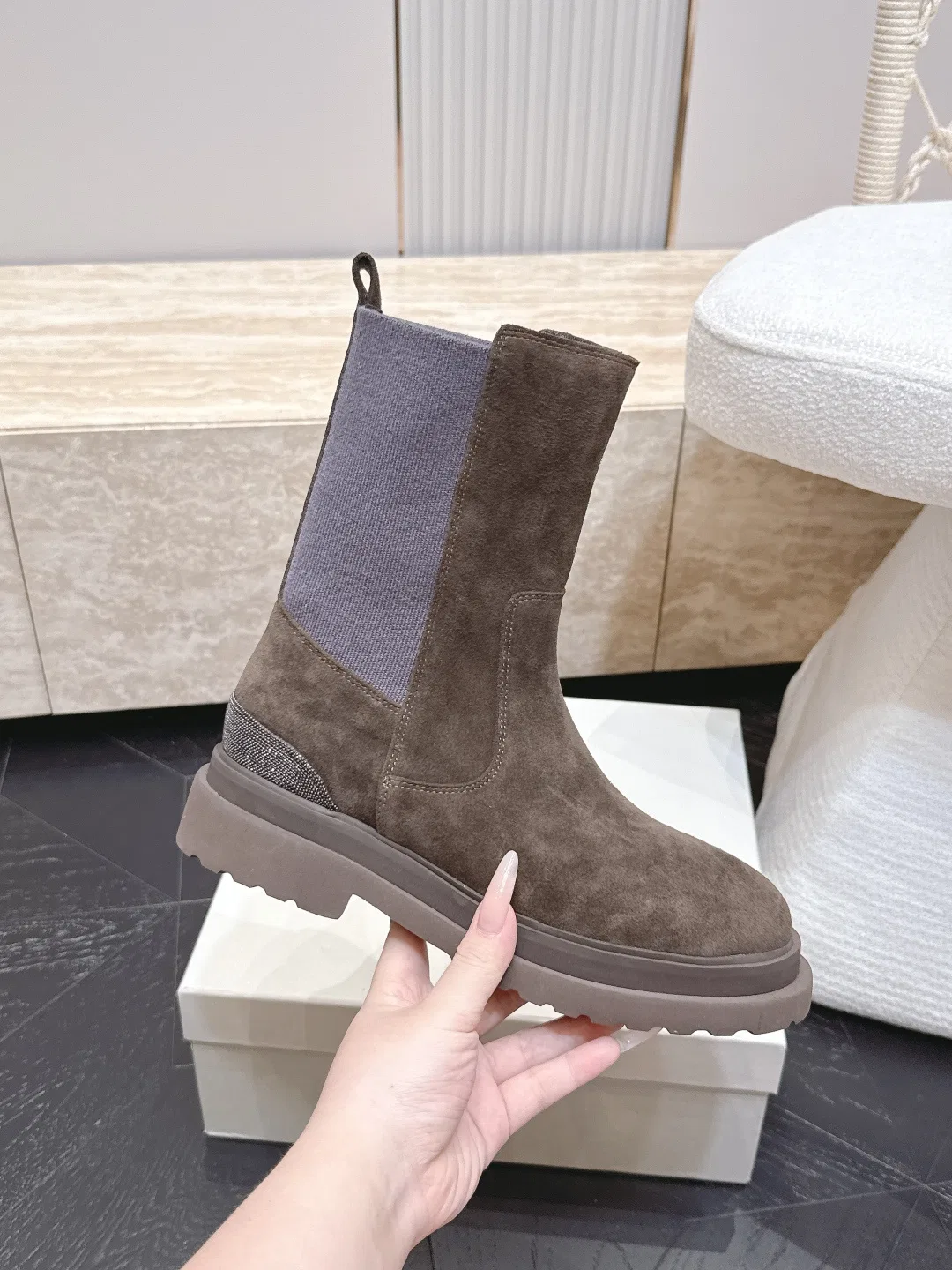 BRUNE 27FW VPILEFE 015 워커 38