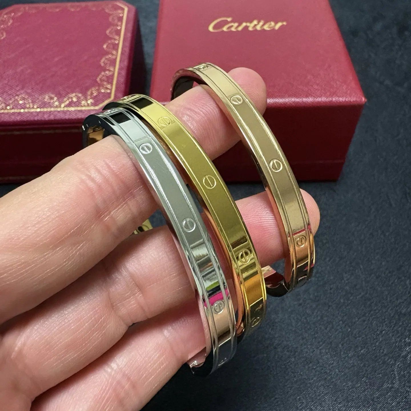 CARTIER 27FW QCIIHSM 009 팔찌 8