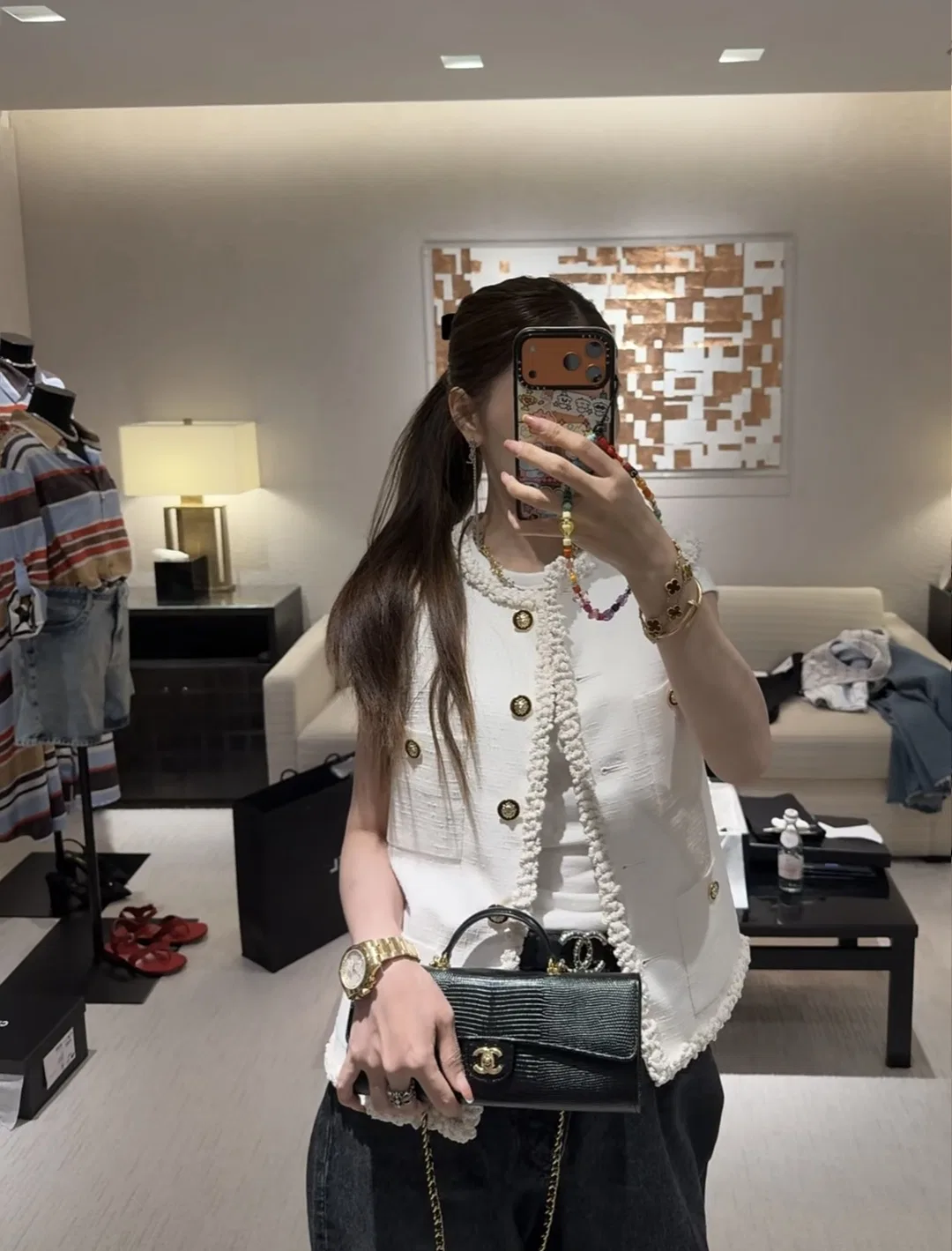 CHA 27FW WBNDIHA 100 미니백 20
