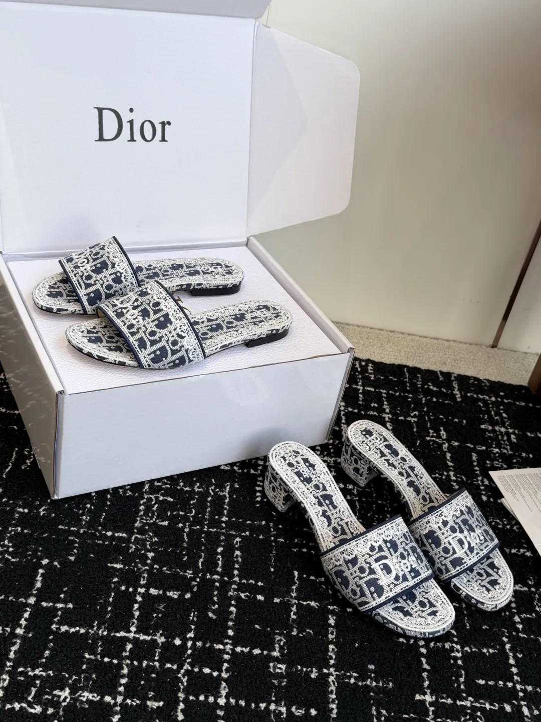 DIO 27FW VDWLMEJ 021 슬리퍼 9