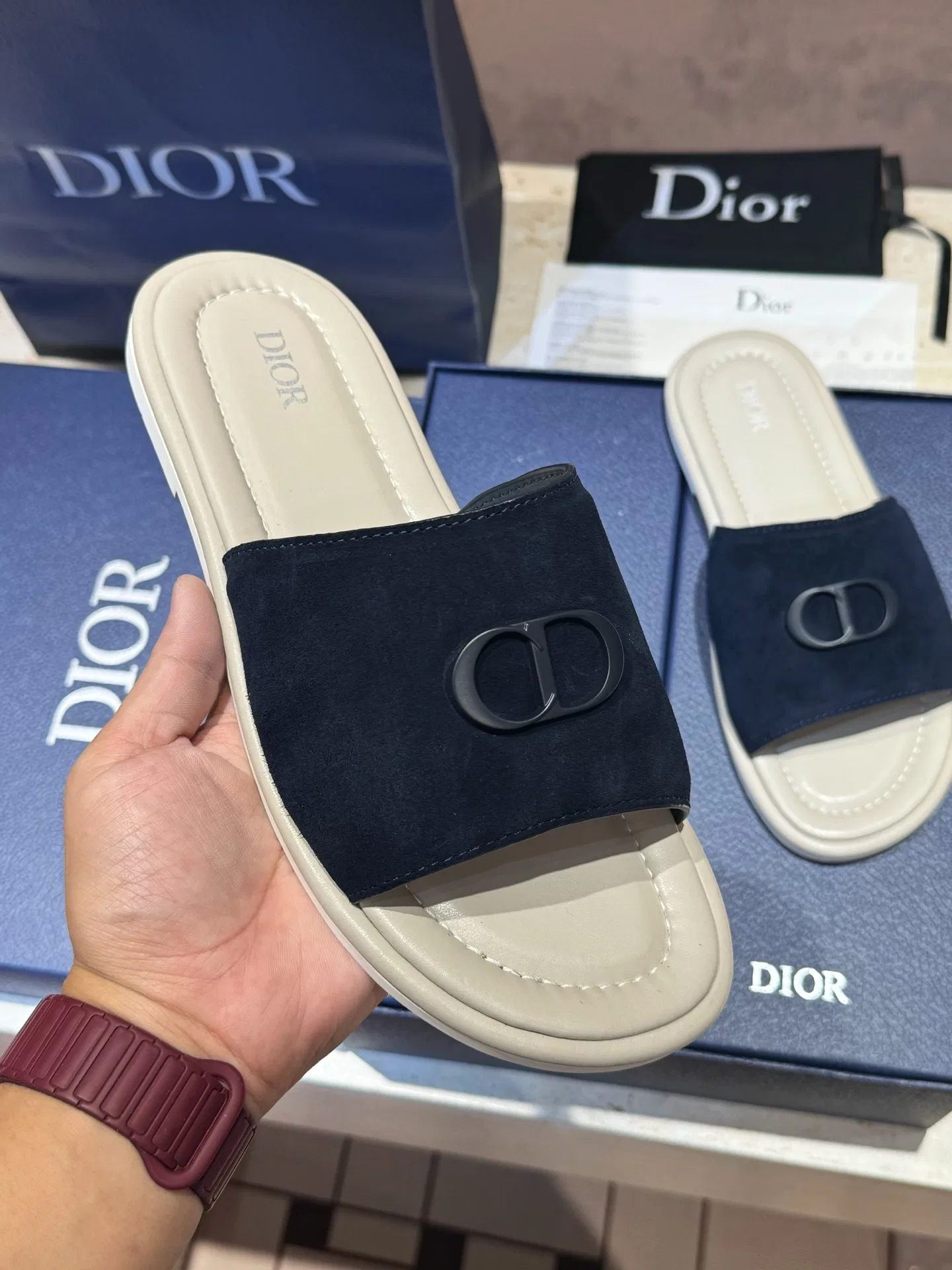 DIO 27FW VDWLMEJ 030 슬리퍼 7
