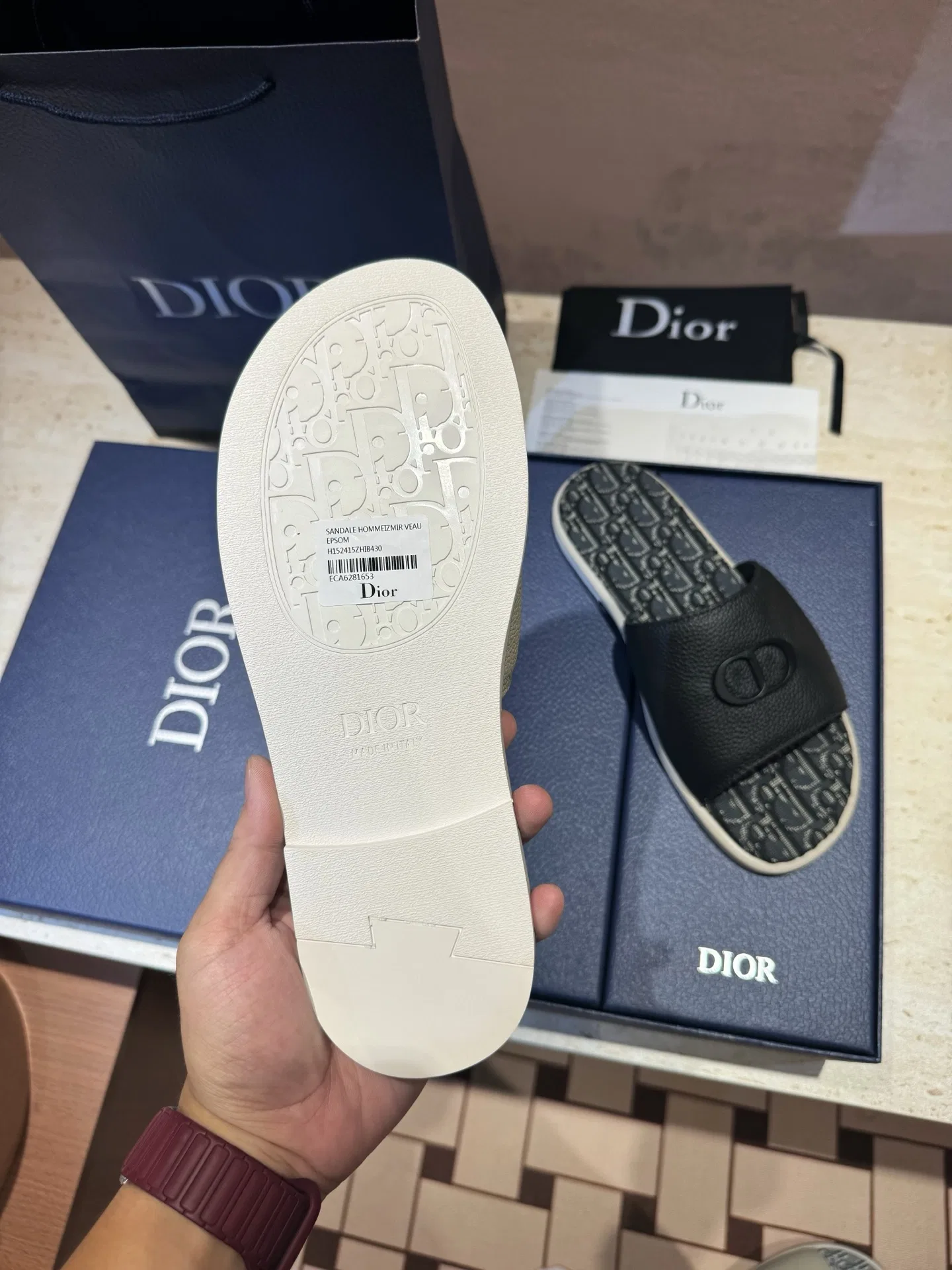 DIO 27FW VDWLMEJ 031 슬리퍼 23