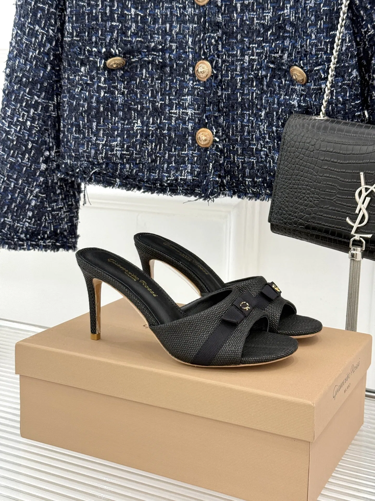 GIANVITO 27FW GLPNTPN 001 슬리퍼 10