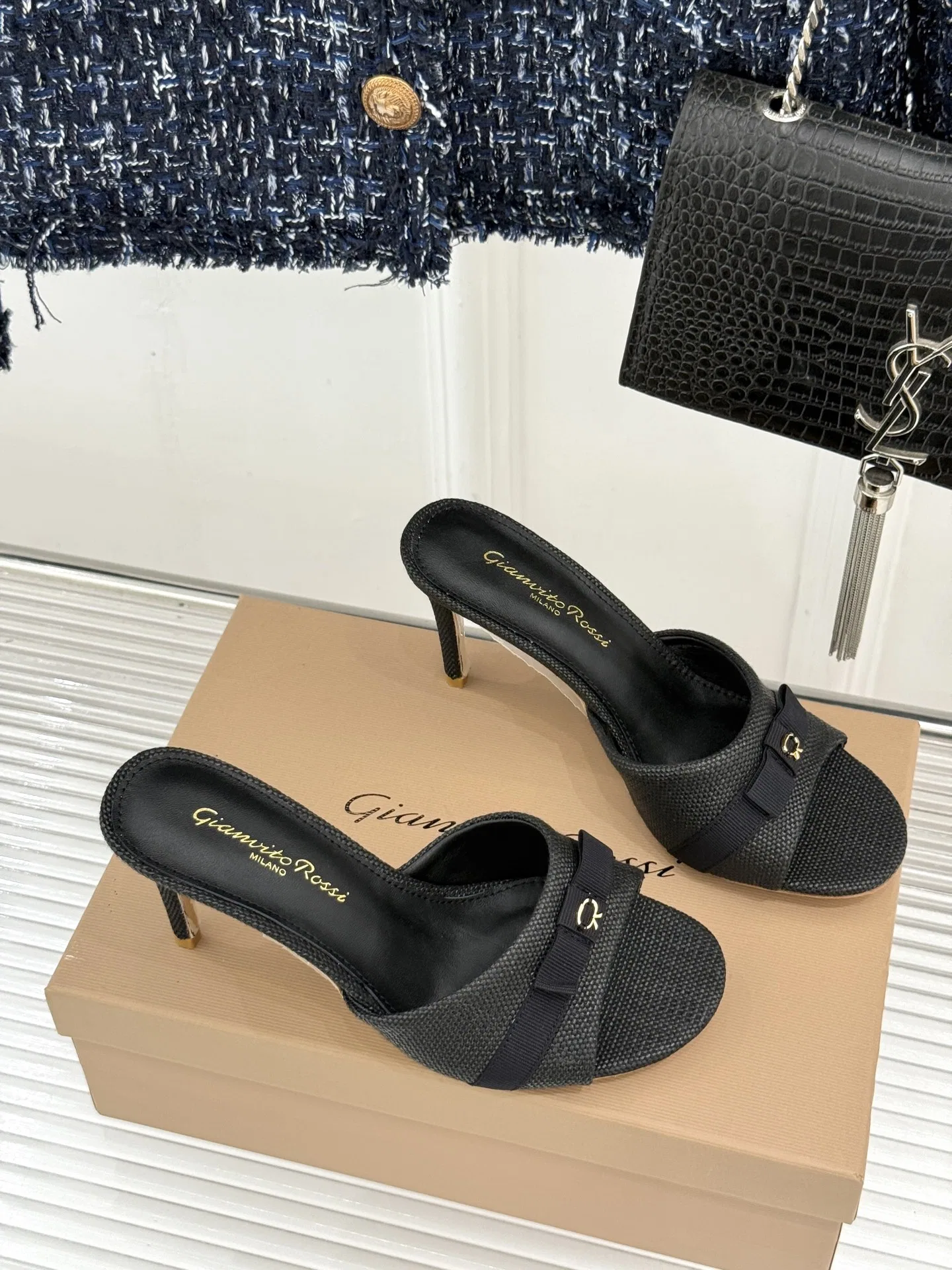 GIANVITO 27FW GLPNTPN 001 슬리퍼 12