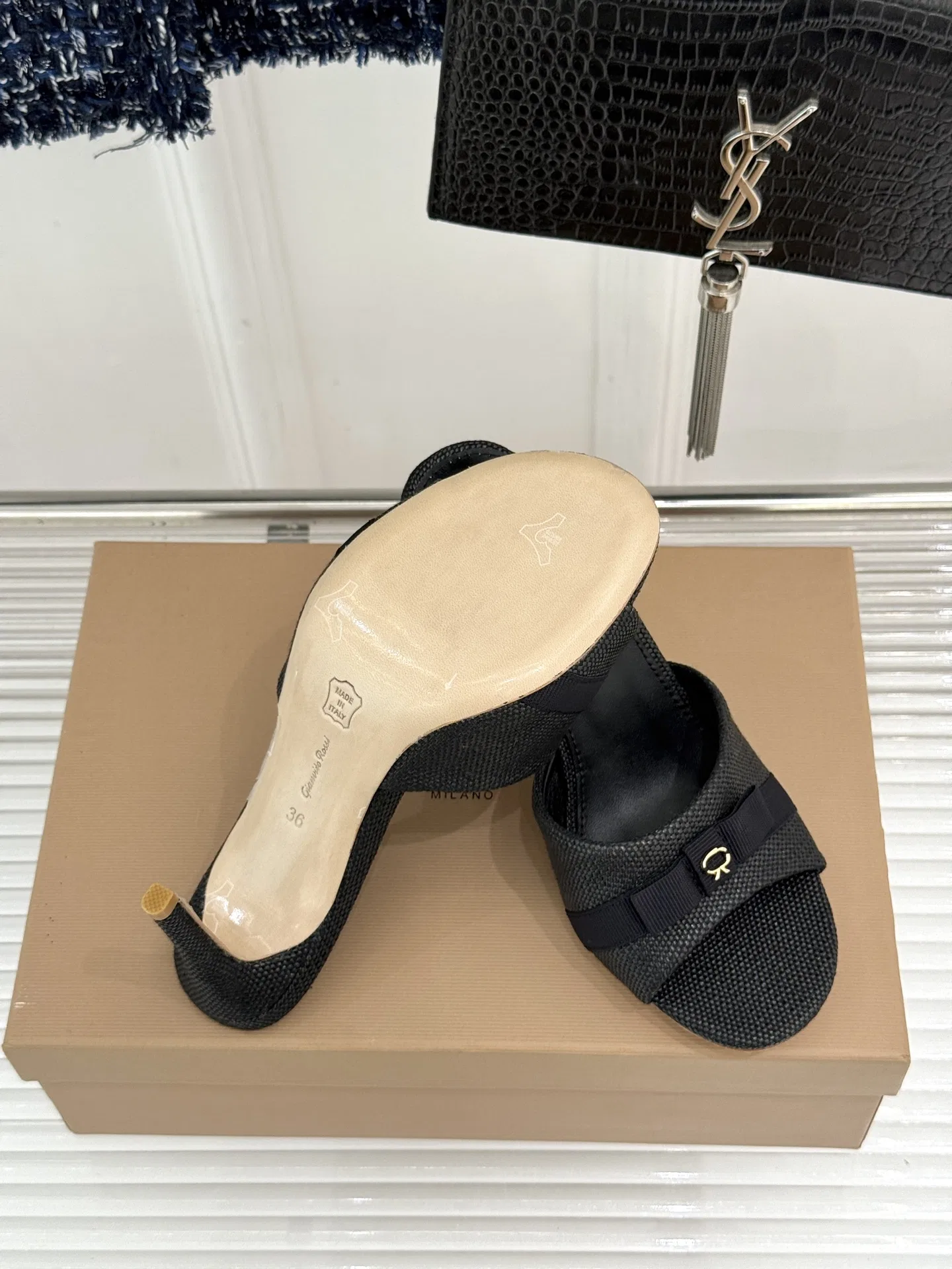 GIANVITO 27FW GLPNTPN 001 슬리퍼 18