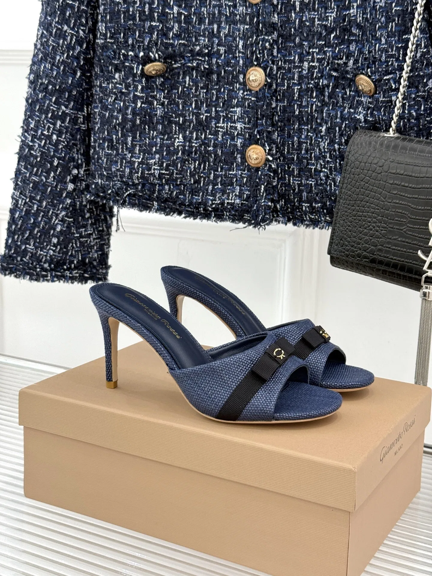 GIANVITO 27FW GLPNTPN 001 슬리퍼 19