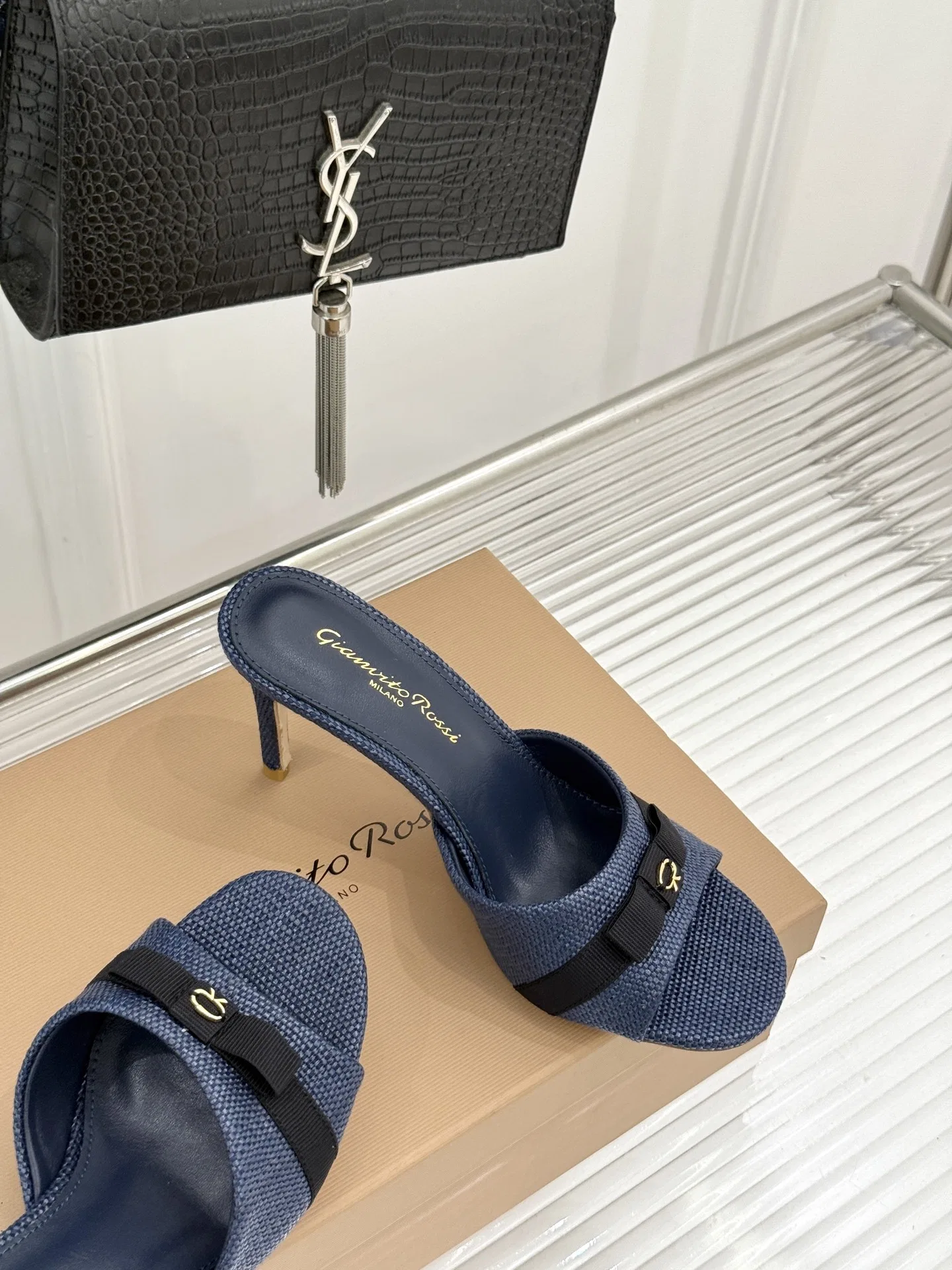 GIANVITO 27FW GLPNTPN 001 슬리퍼 22