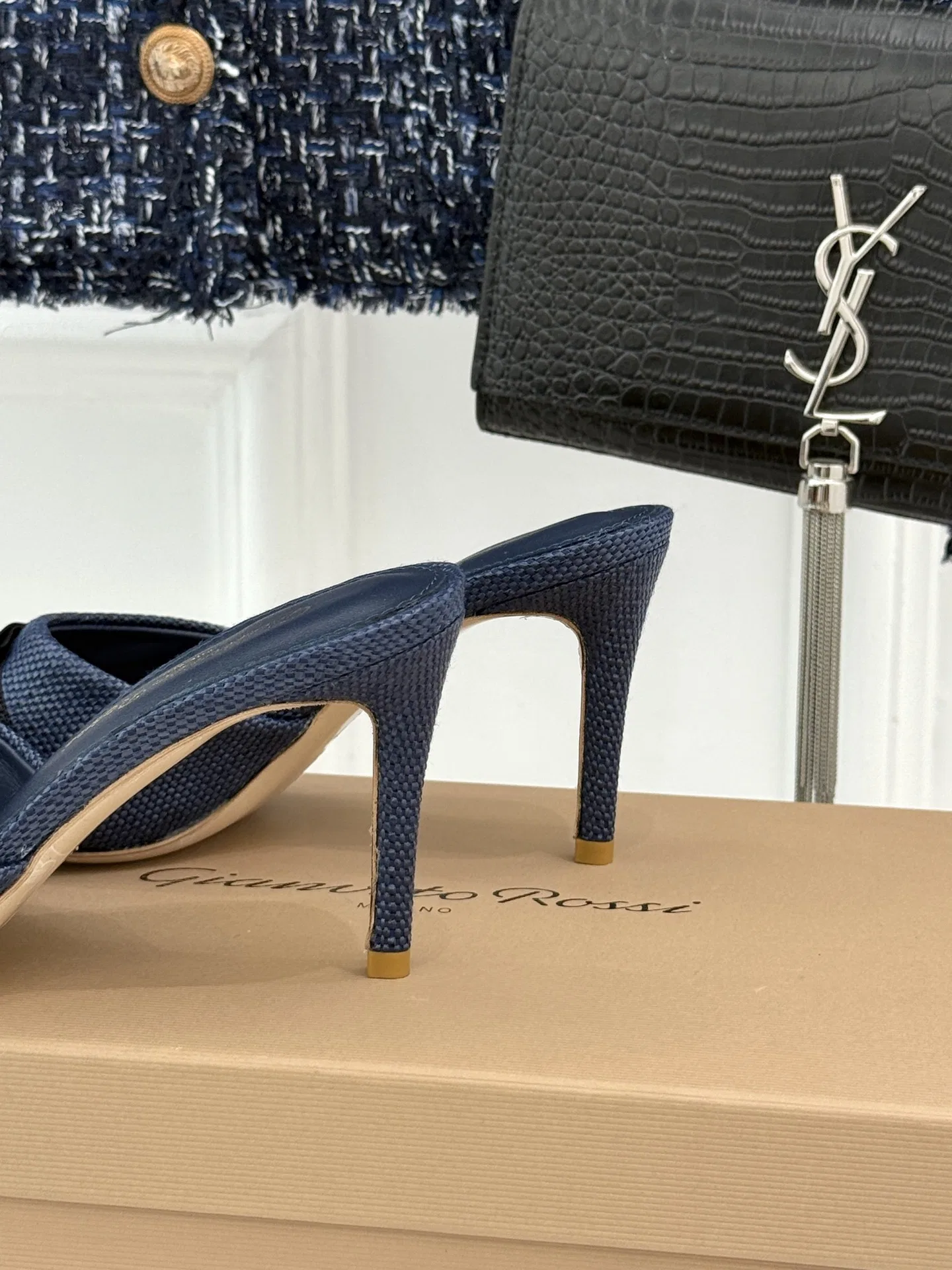 GIANVITO 27FW GLPNTPN 001 슬리퍼 23