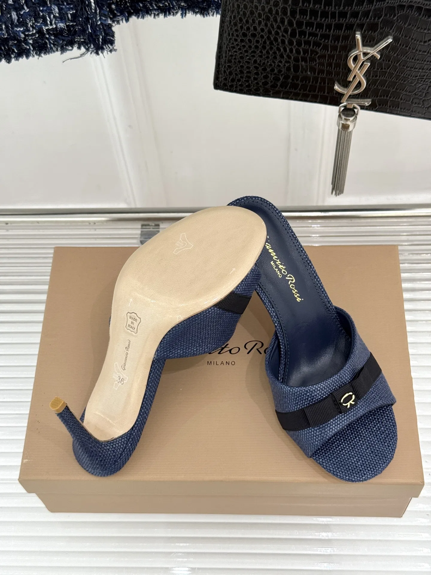 GIANVITO 27FW GLPNTPN 001 슬리퍼 25