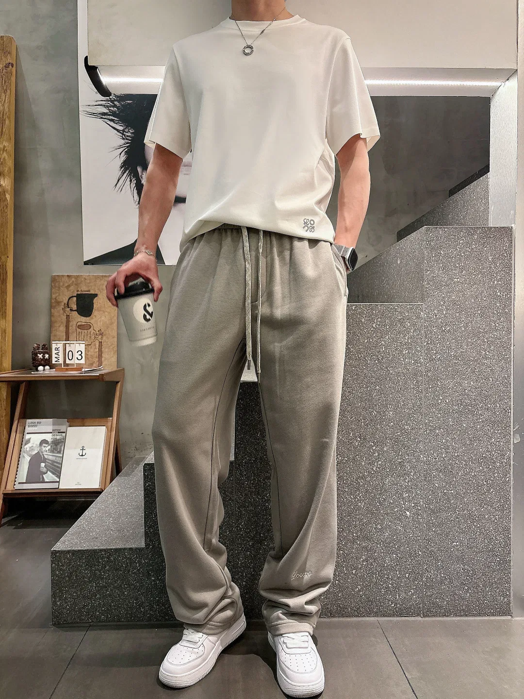 LOE 27FW IOMVBCF 007 스웻팬츠 7