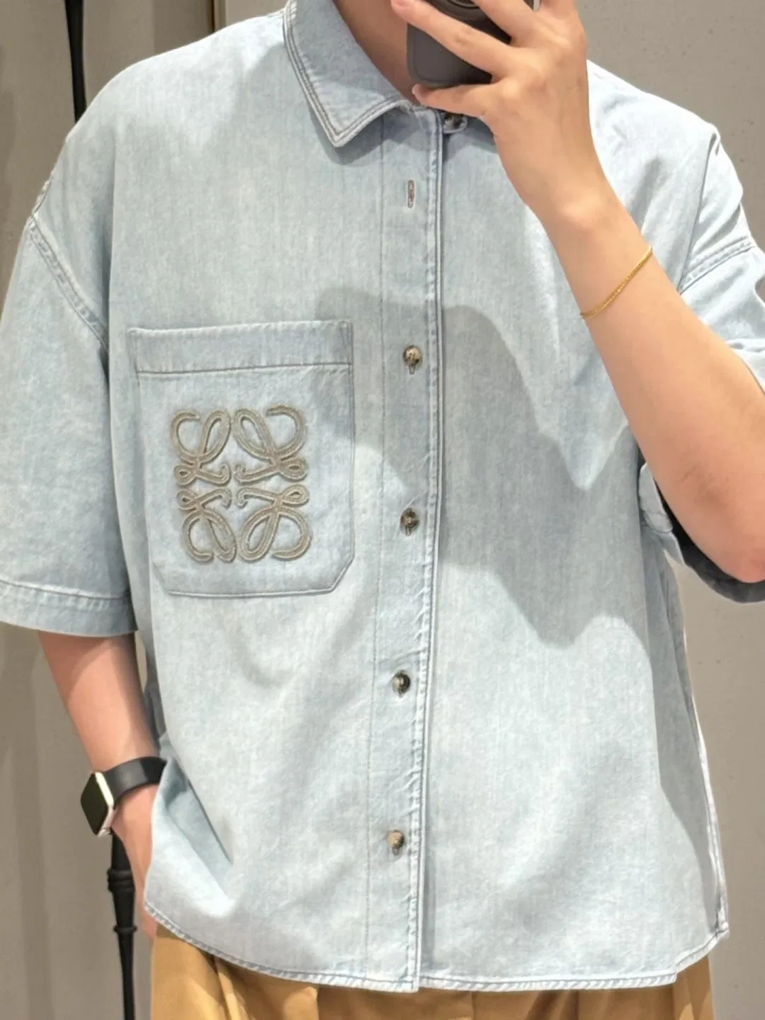 LOE 27FW XFAVAGO 029 데님반팔셔츠 9