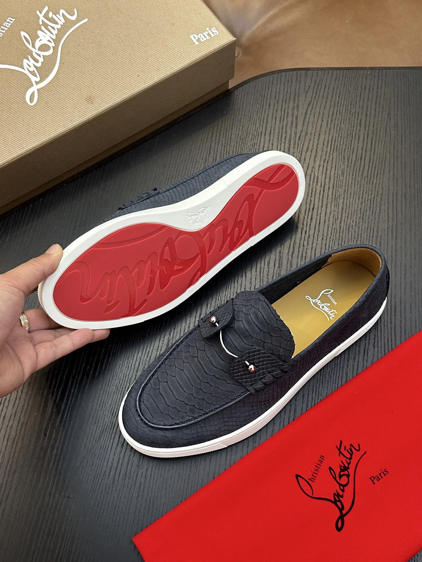 LOUBOUTIN 27FW EIYCUJO 002 로퍼 36