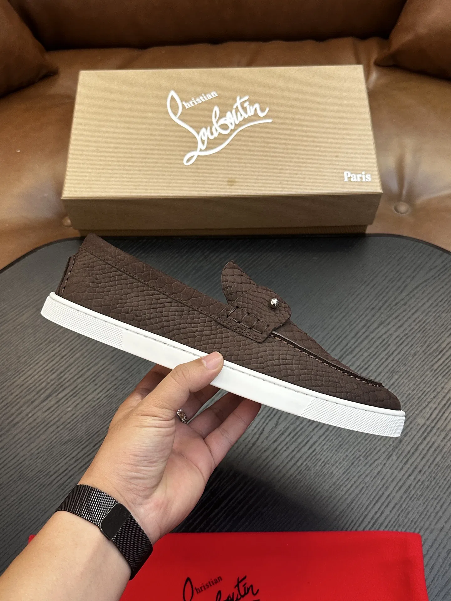 LOUBOUTIN 27FW EIYCUJO 002 로퍼 37