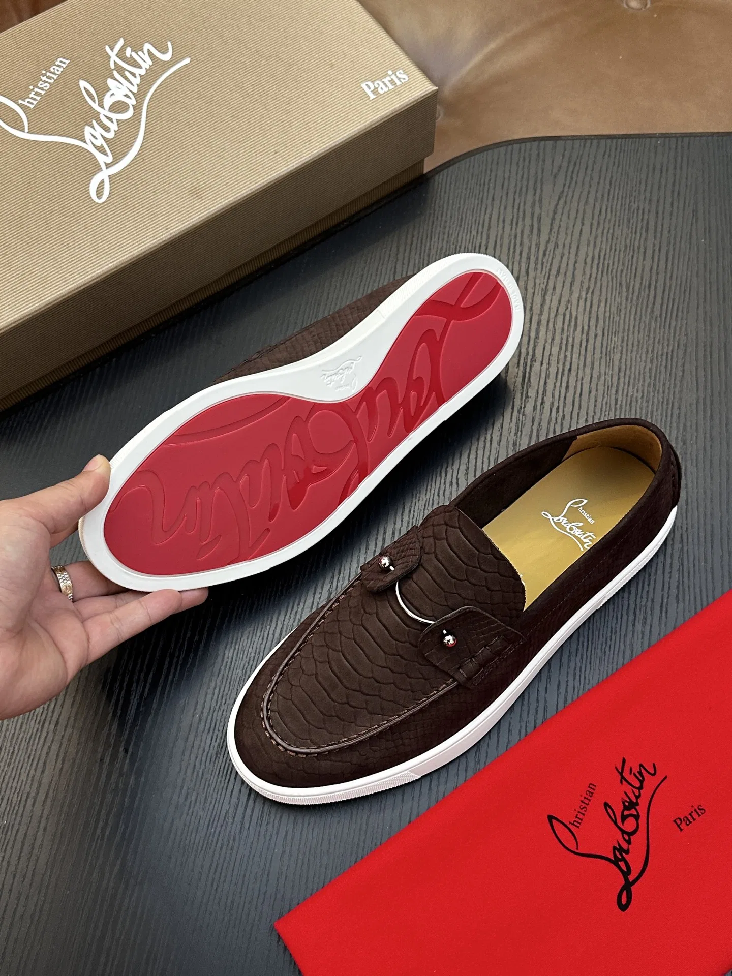 LOUBOUTIN 27FW EIYCUJO 002 로퍼 45