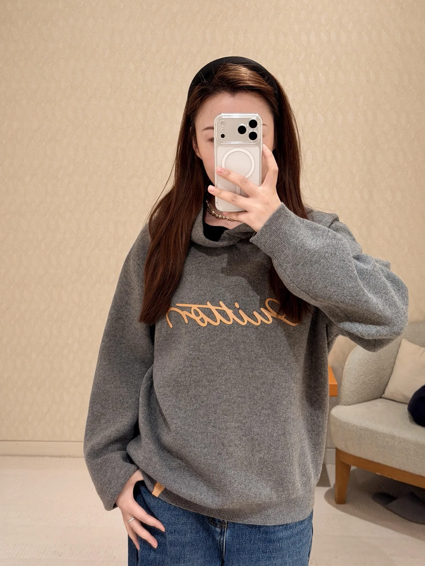 LV 27FW FVAHDTN 022 니트후드 18