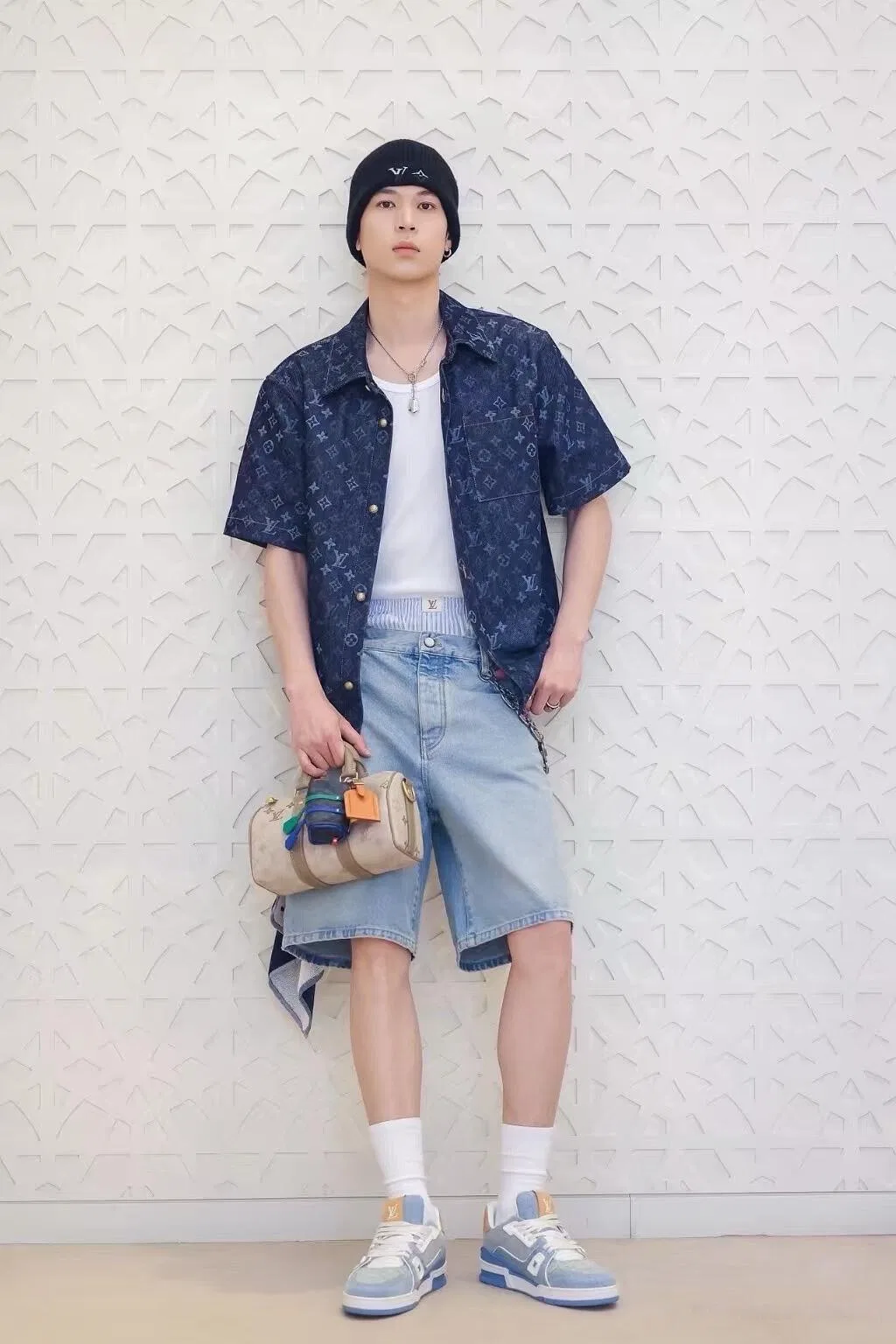 LV 27FW LDWAQLG 097 데님반팔셔츠 7