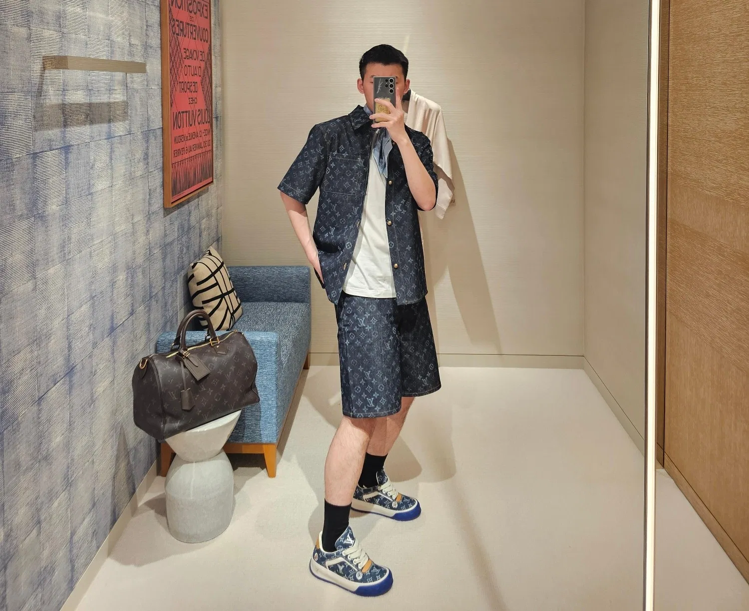 LV 27FW LDWAQLG 097 데님반팔셔츠 14