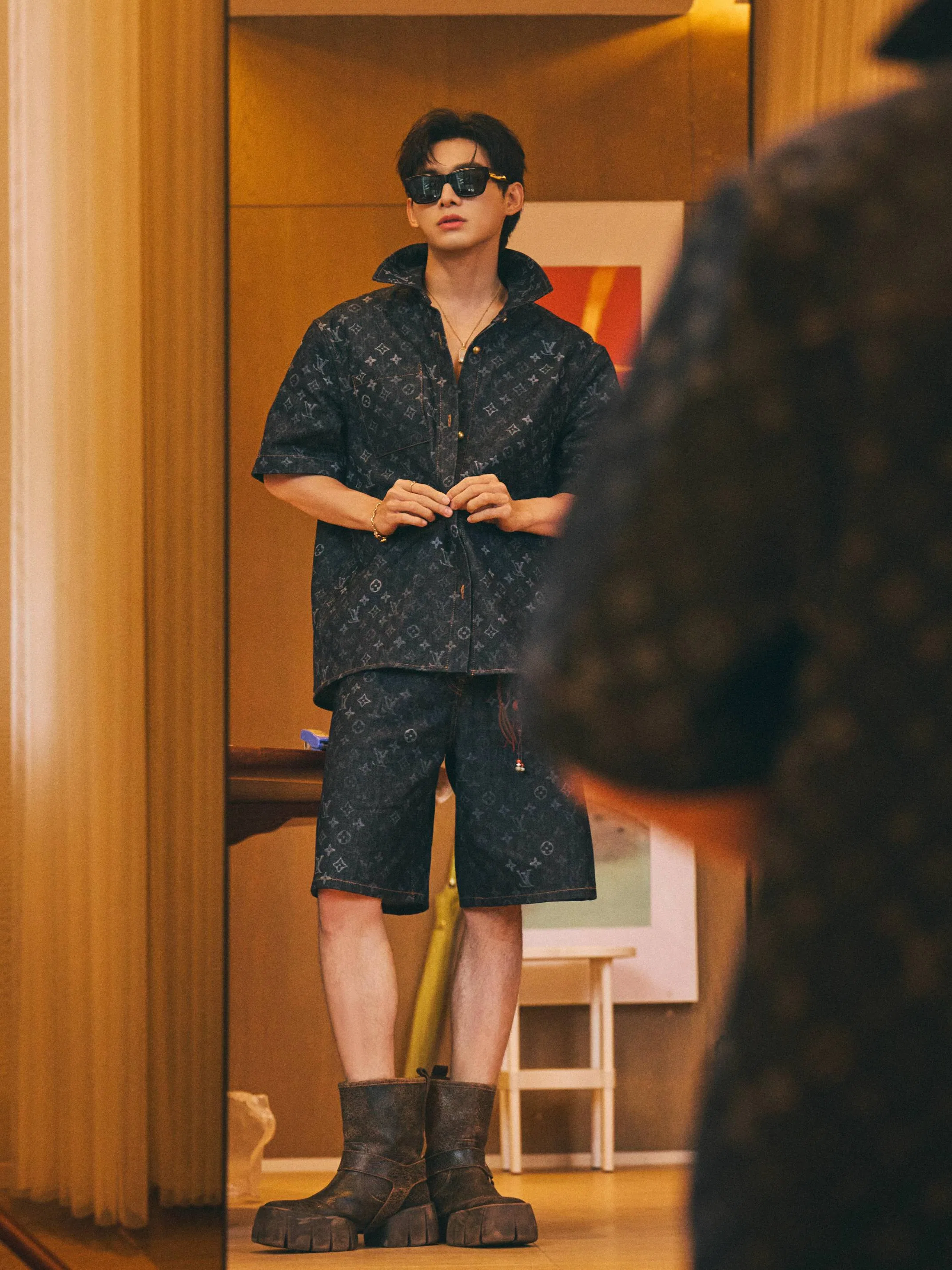 LV 27FW LDWAQLG 097 데님반팔셔츠 17