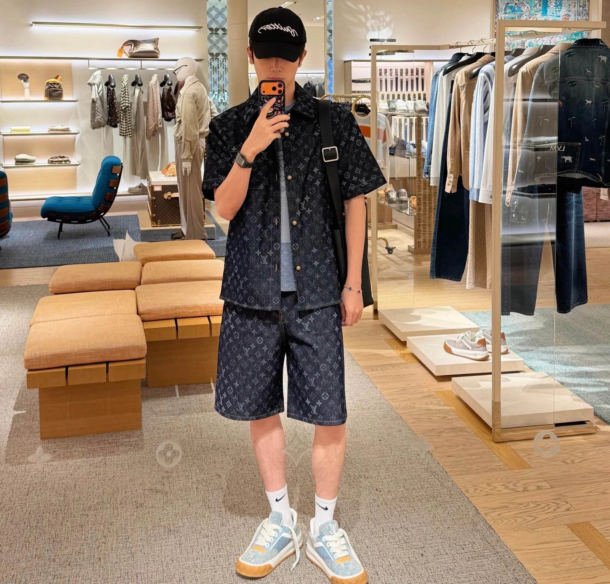 LV 27FW LDWAQLG 097 데님반팔셔츠 18