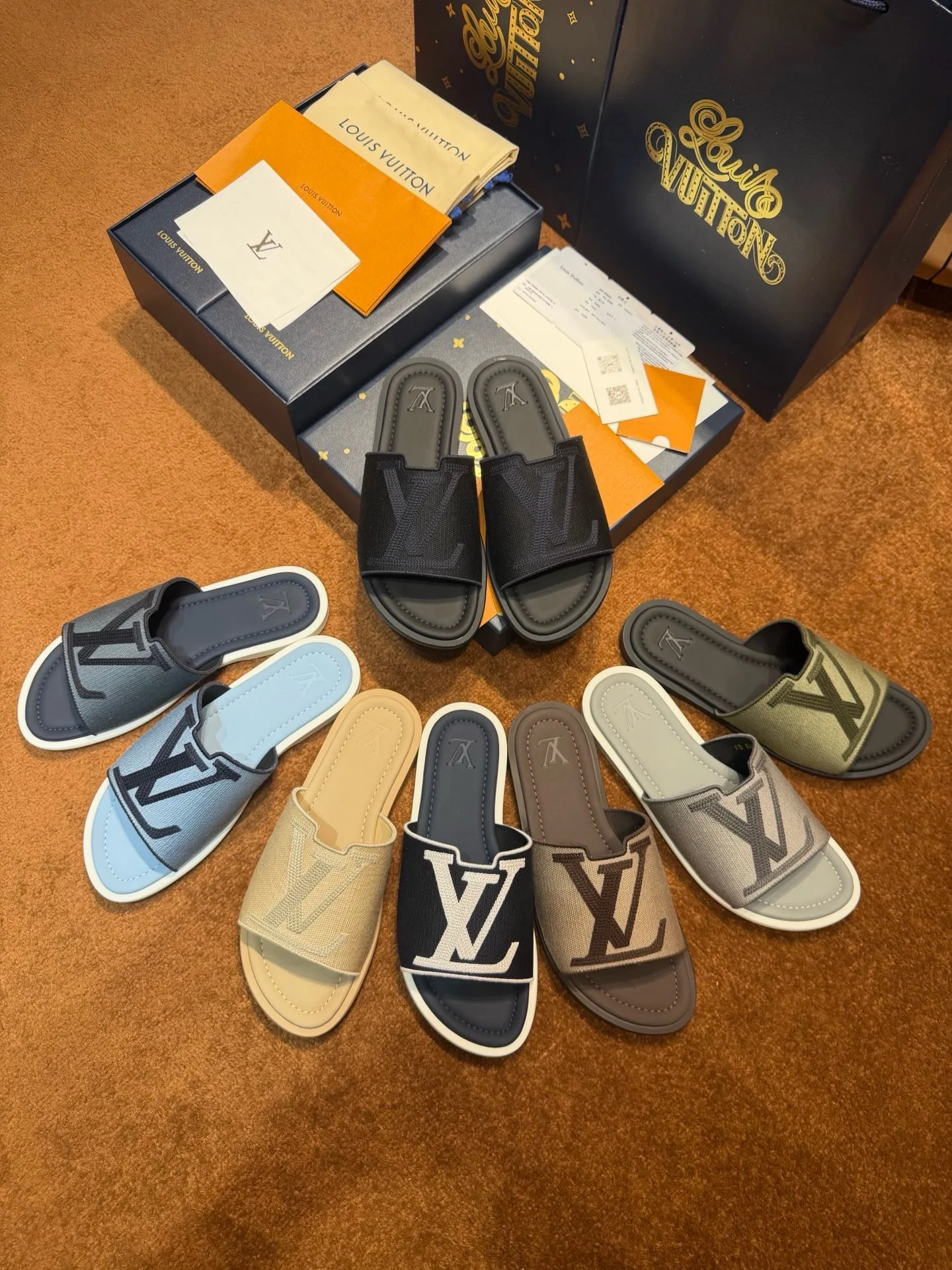 LV 27FW LDWAQLG 152 슬리퍼 48