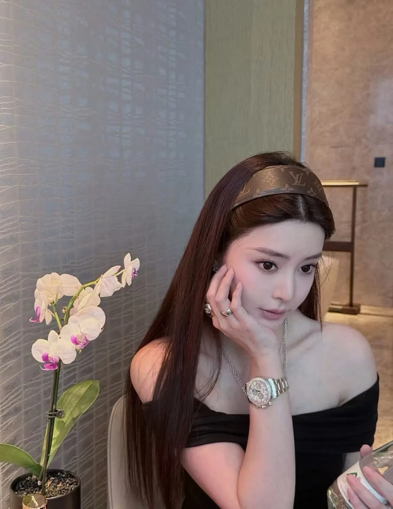 LV 27FW NSOVAAJ 018 헤어밴드 33