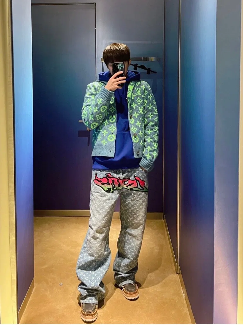 LV 27FW PXOPLTT 037 데님팬츠 8