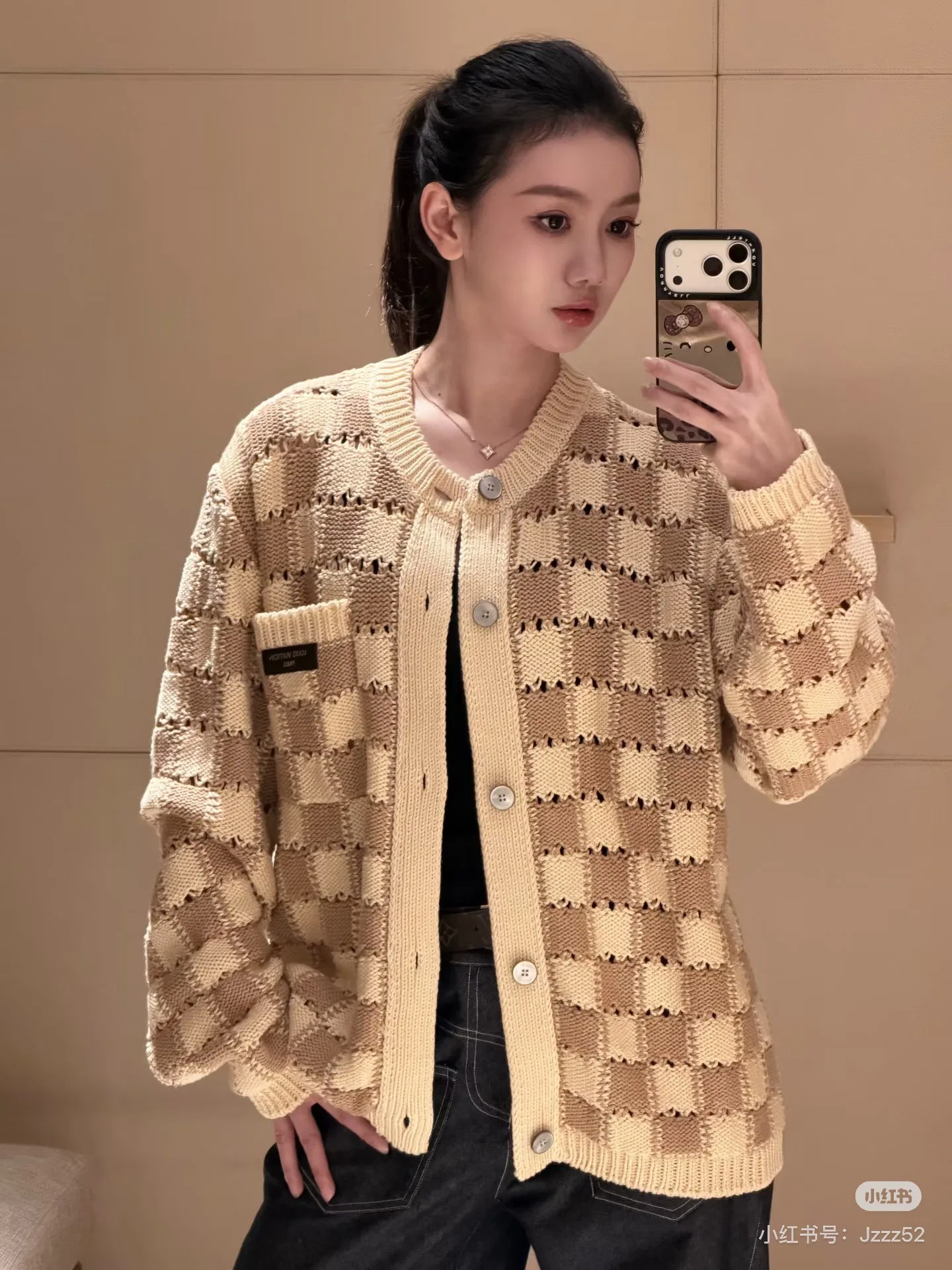 LV 27FW QBTUMXL 009 가디건 10
