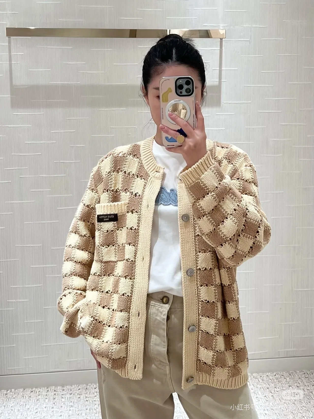 LV 27FW QBTUMXL 009 가디건 16