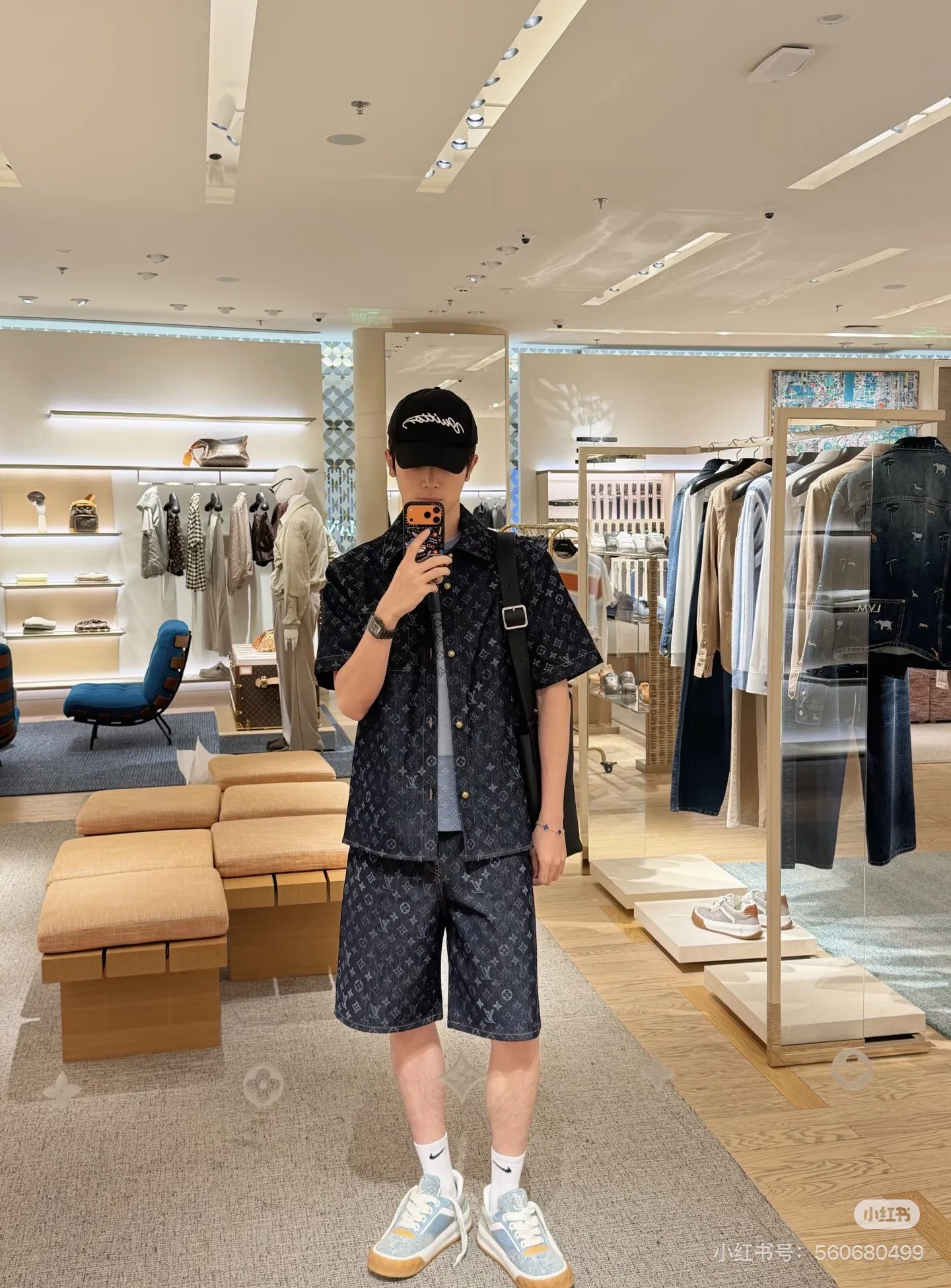 LV 27FW QCYEEAU 023 데님숏츠 9