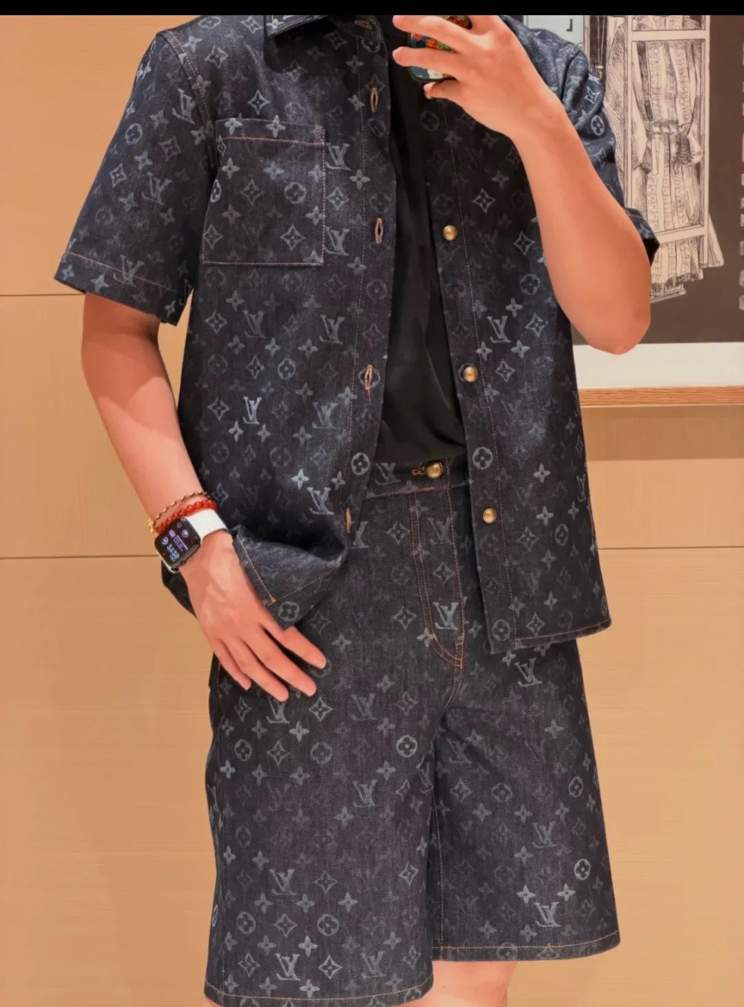 LV 27FW QCYEEAU 023 데님숏츠 11