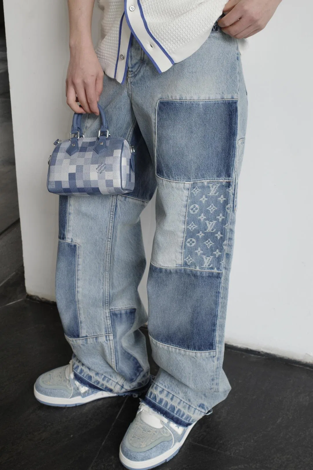 LV 27FW QCYEEAU 037 데님팬츠 36