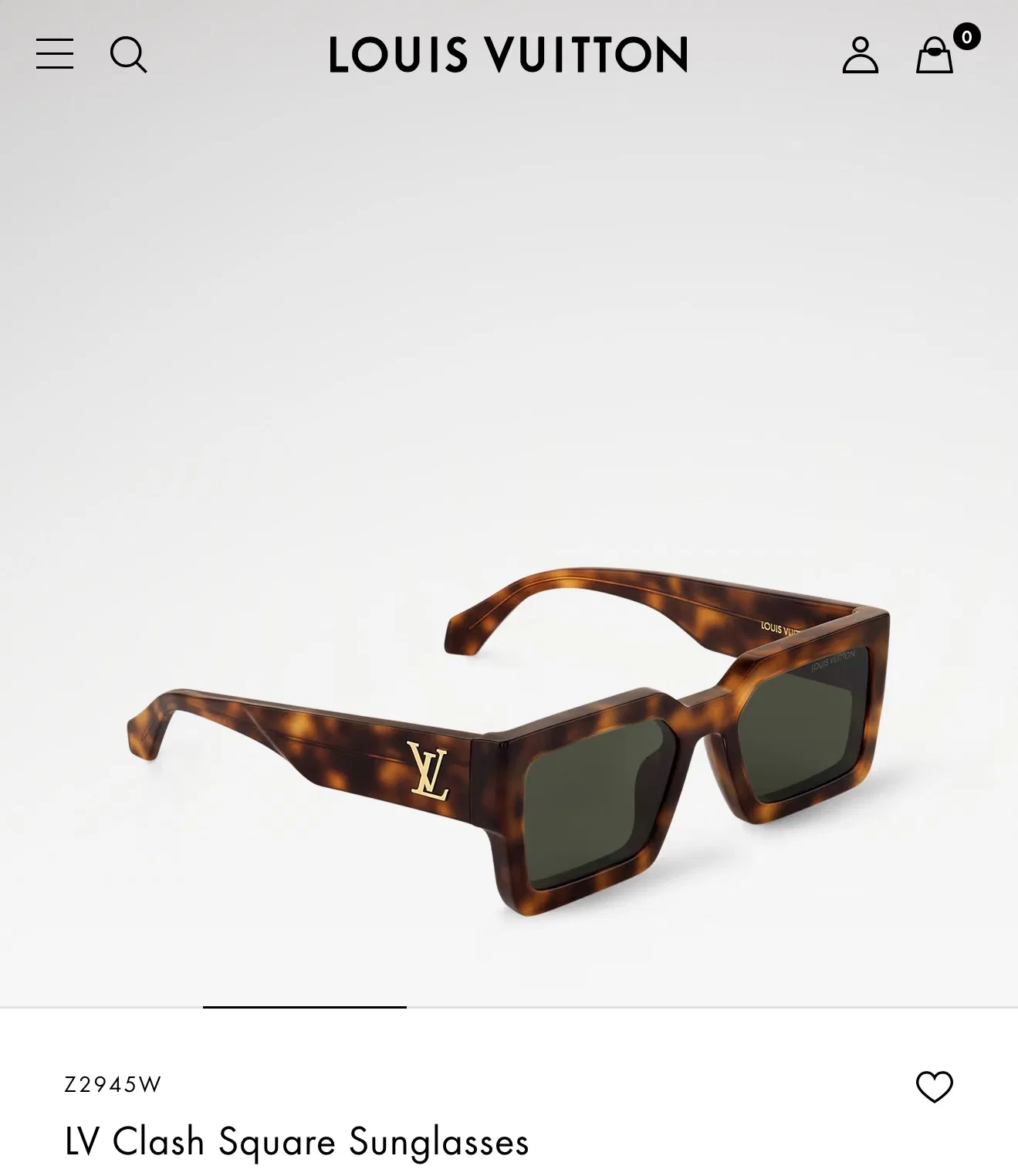 LV 27FW QVUSQNN 190 선글라스 35