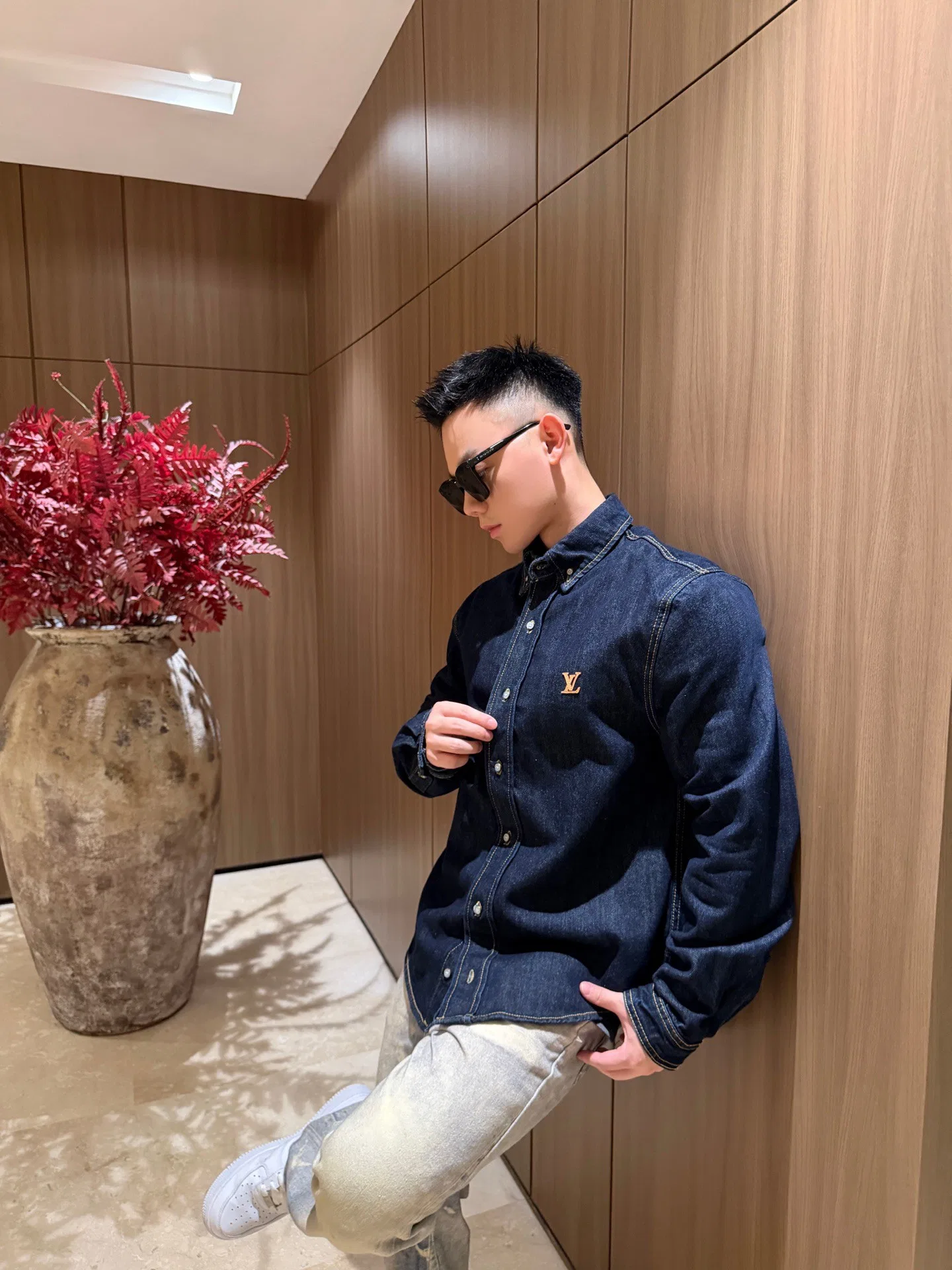 LV 27FW QVUSQNN 200 데님셔츠 13