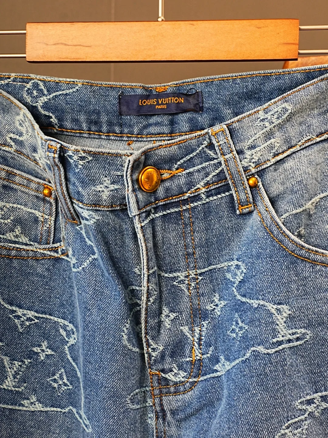 LV 27FW WBOJRAP 010 데님팬츠 7