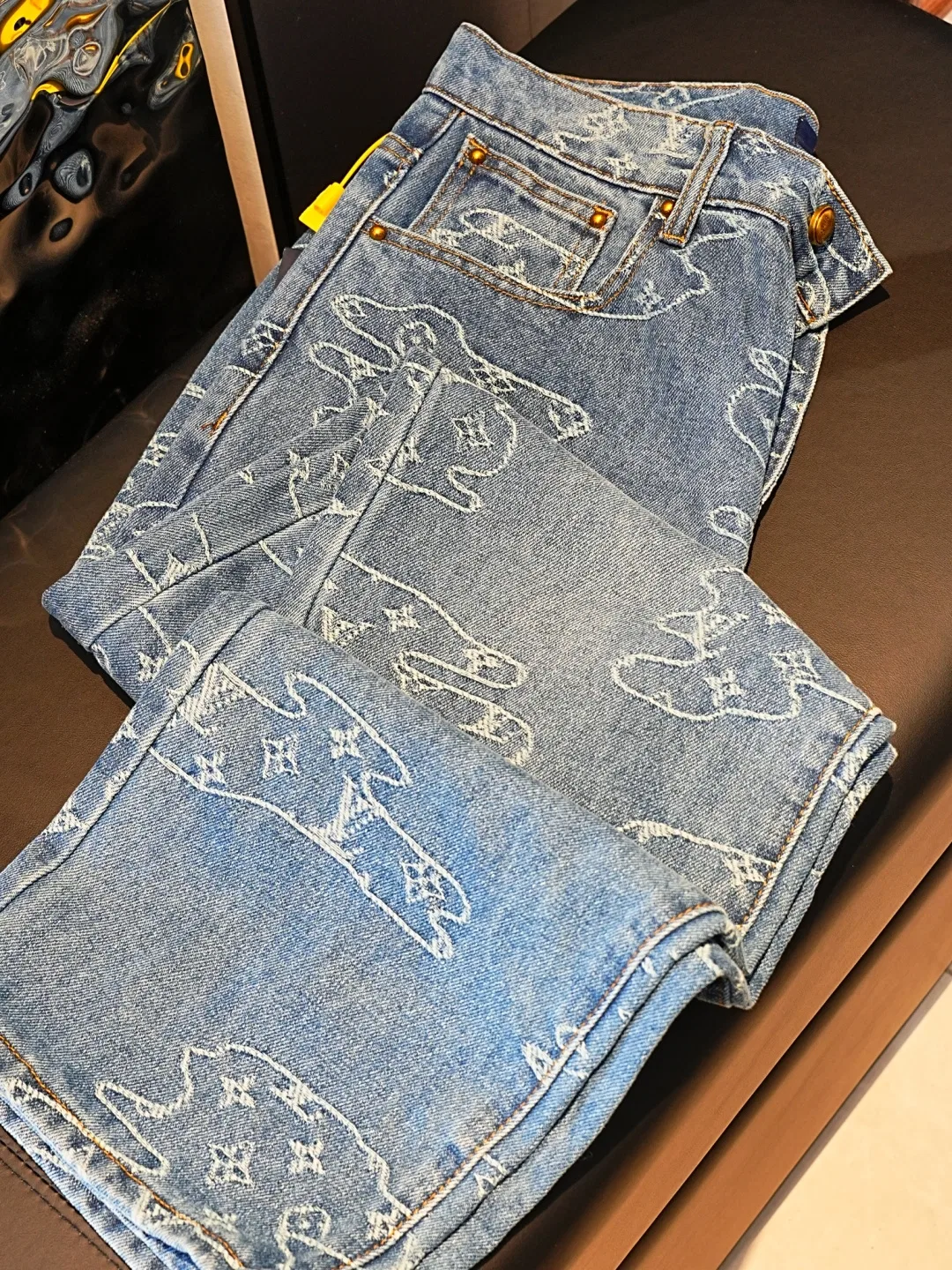 LV 27FW WBOJRAP 010 데님팬츠 9