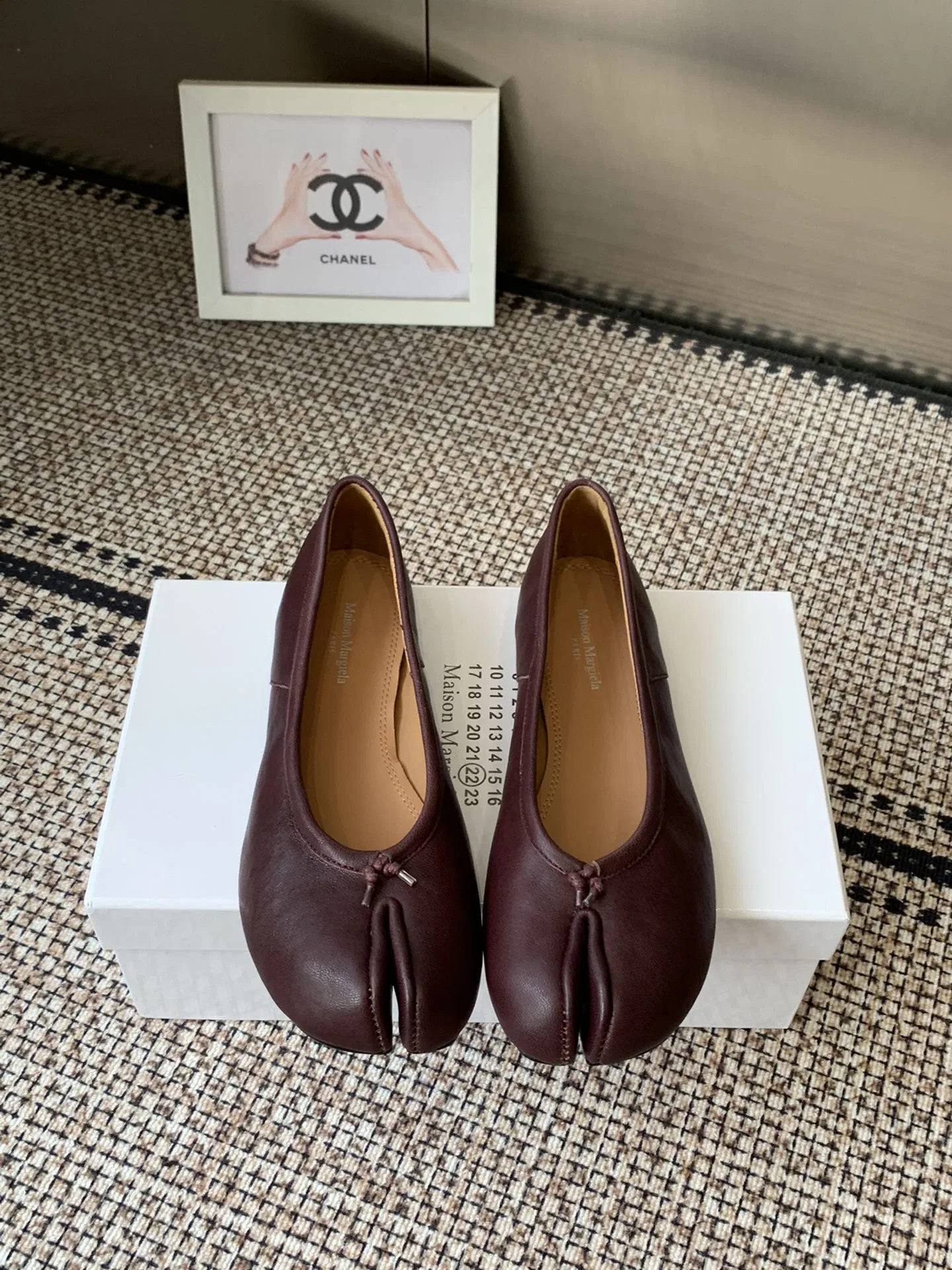MARAGIELA 27FW ECHZQFN 001 플랫슈즈 41