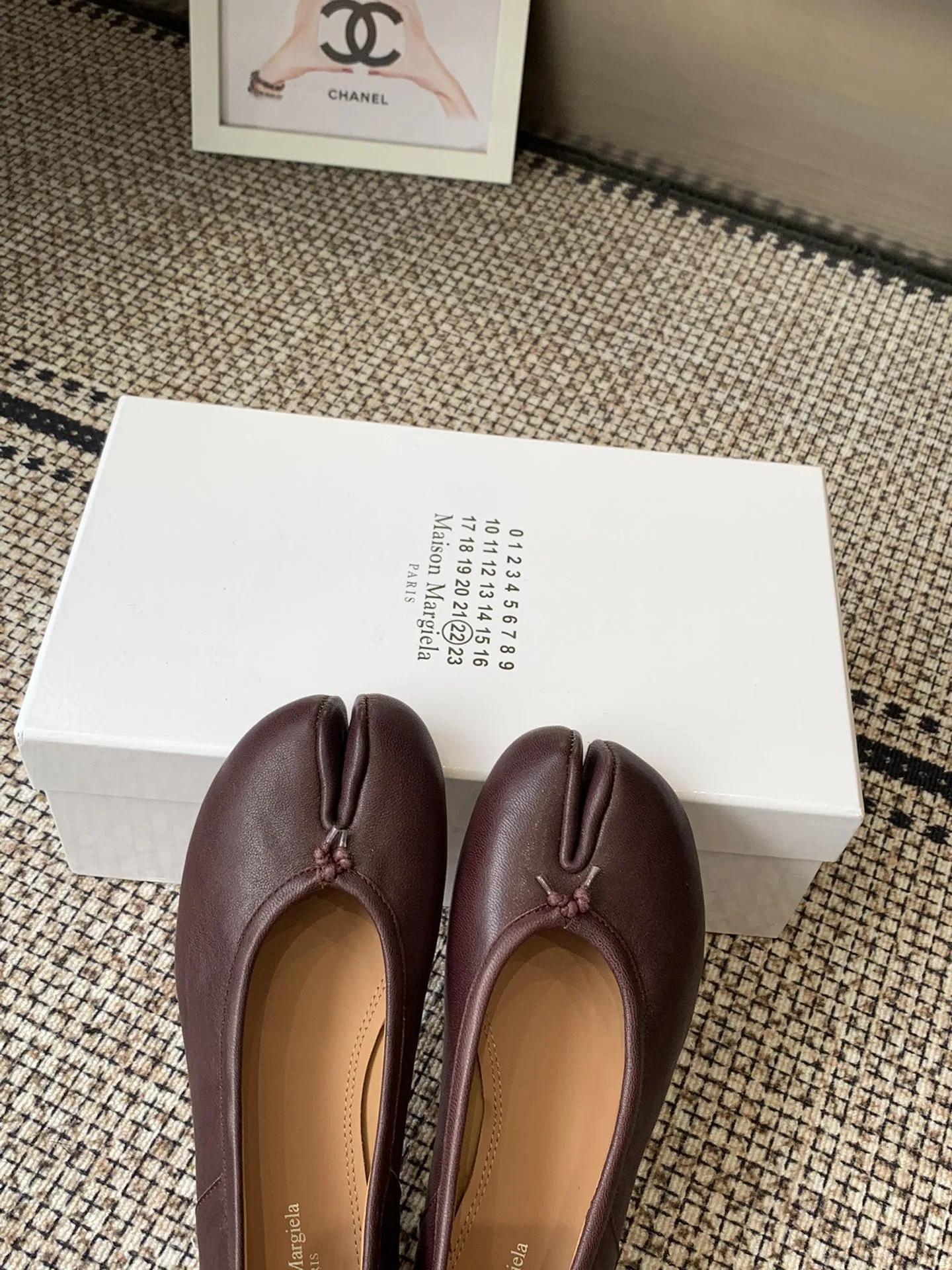 MARAGIELA 27FW ECHZQFN 001 플랫슈즈 44