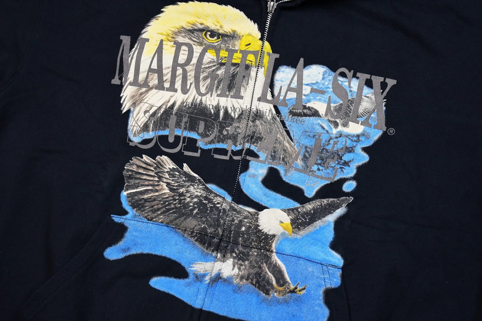 MARAGIELA 27FW QBRBHOB 001 집업후드 9