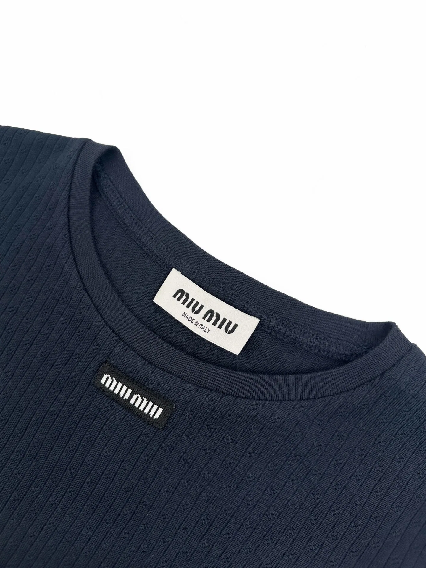 MIU 27FW IDIZMXF 002 반팔니트 7
